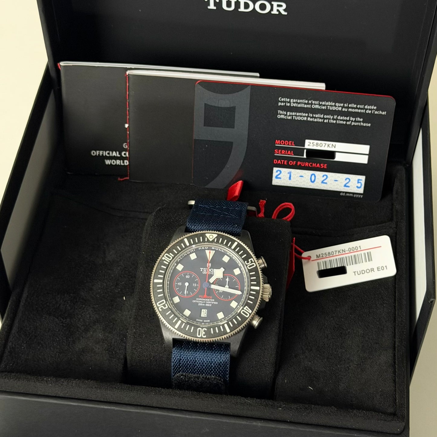 NEW Tudor FXD Chrono 25807KN