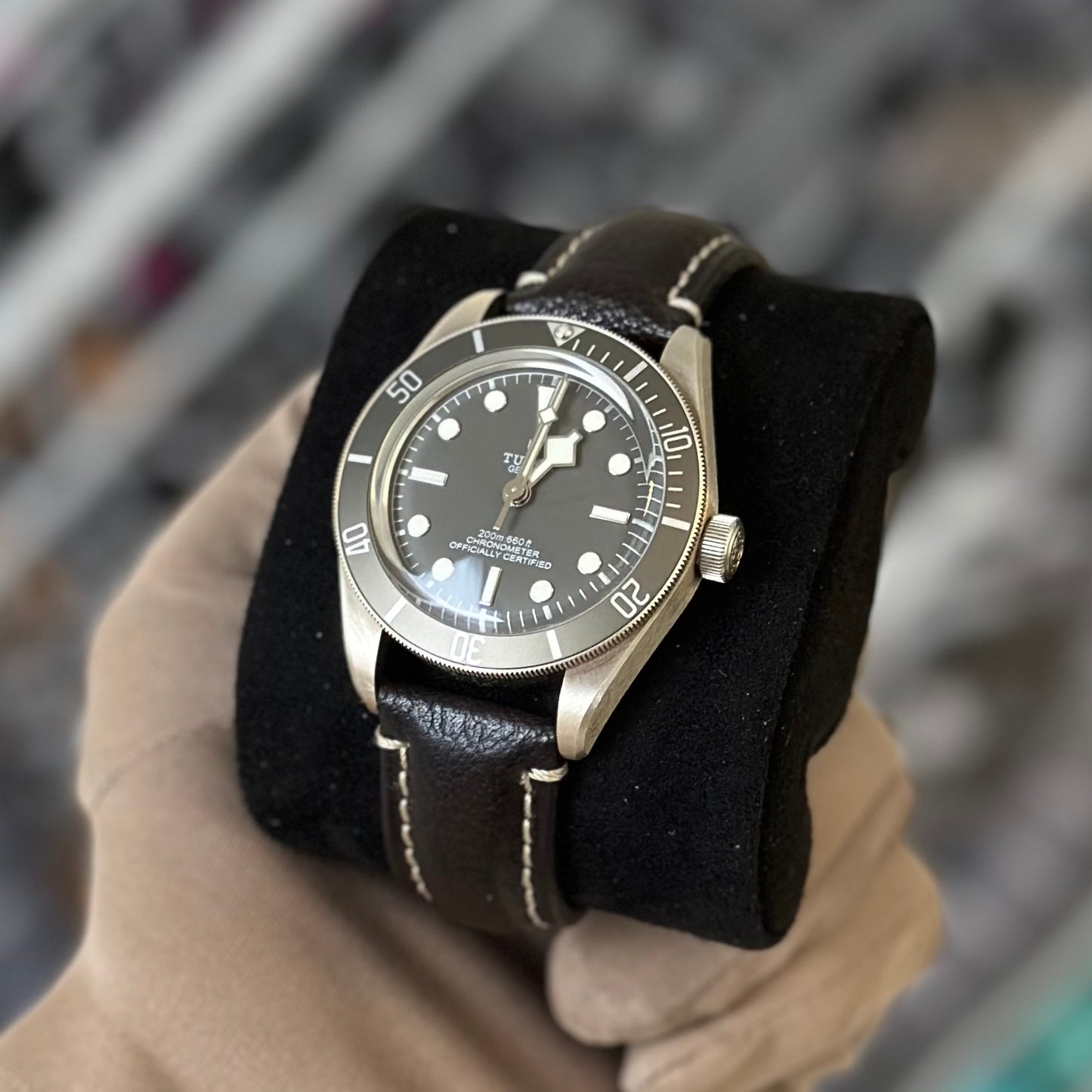Tudor Black Bay 58 Silver Nato Model 79010SG