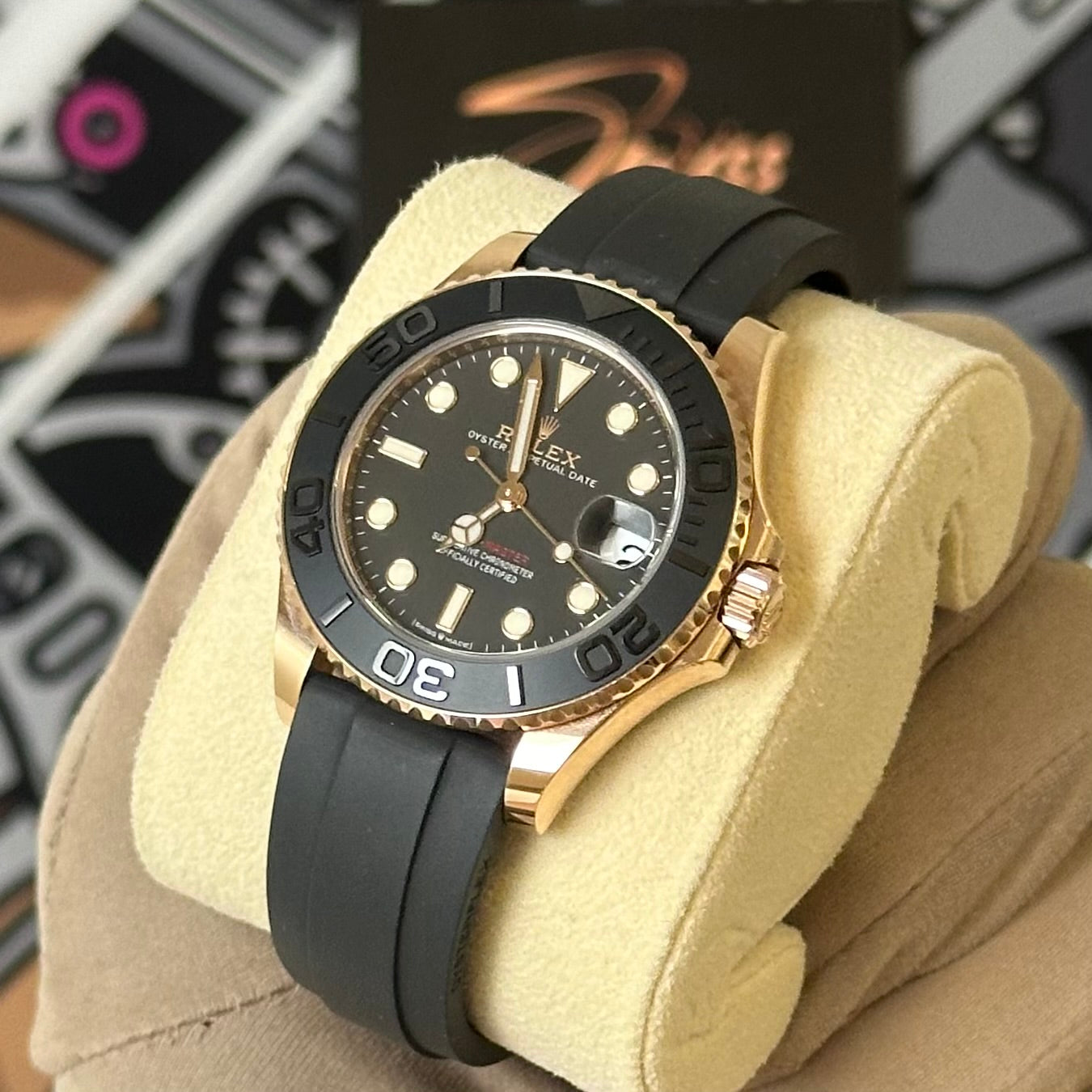Rolex YachtMaster 37 Rose Gold 268655