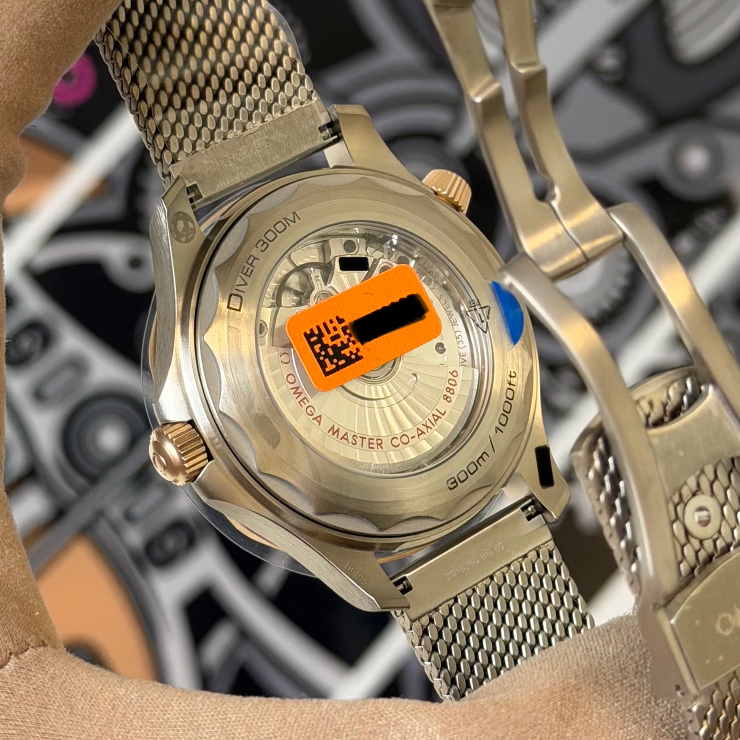 NEW Omega NTTD Bronze Gold Green Dial 210.90.42.20.10.001