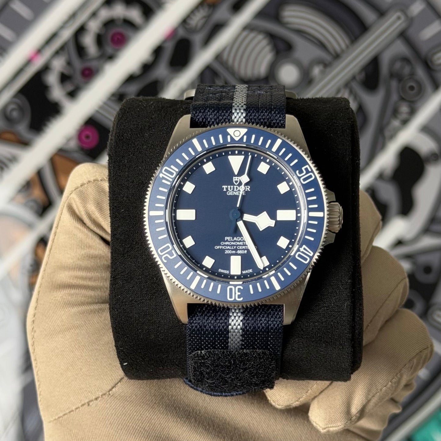 NEW Tudor Blue FXD 25707B/25