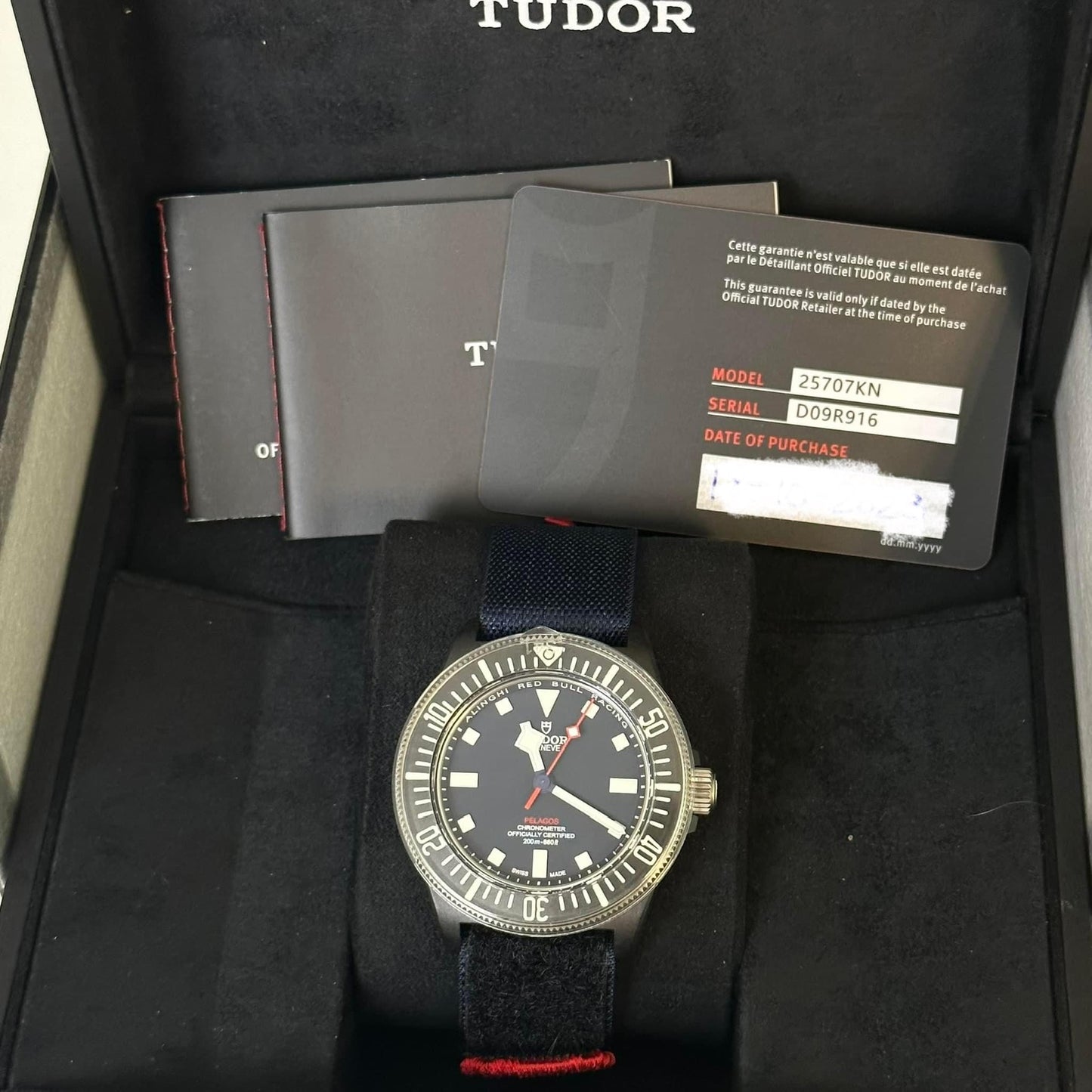 NEW Tudor Pelagos FXD Alinghi Red Bull