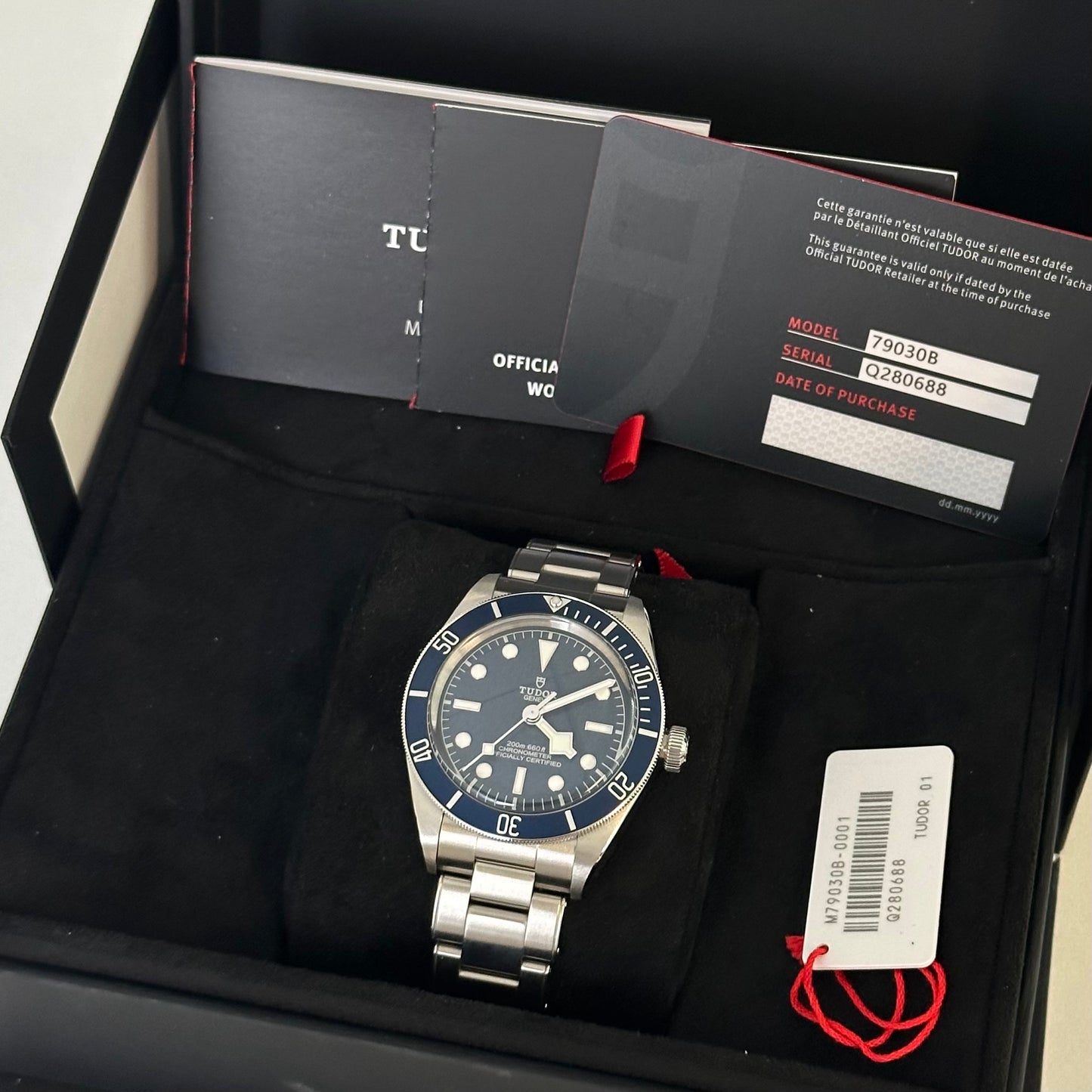 Tudor Black Bay Blue BB58 79030B