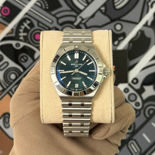 NEW Breitling Chronomat B31 Green Dial AB3114101L1A1