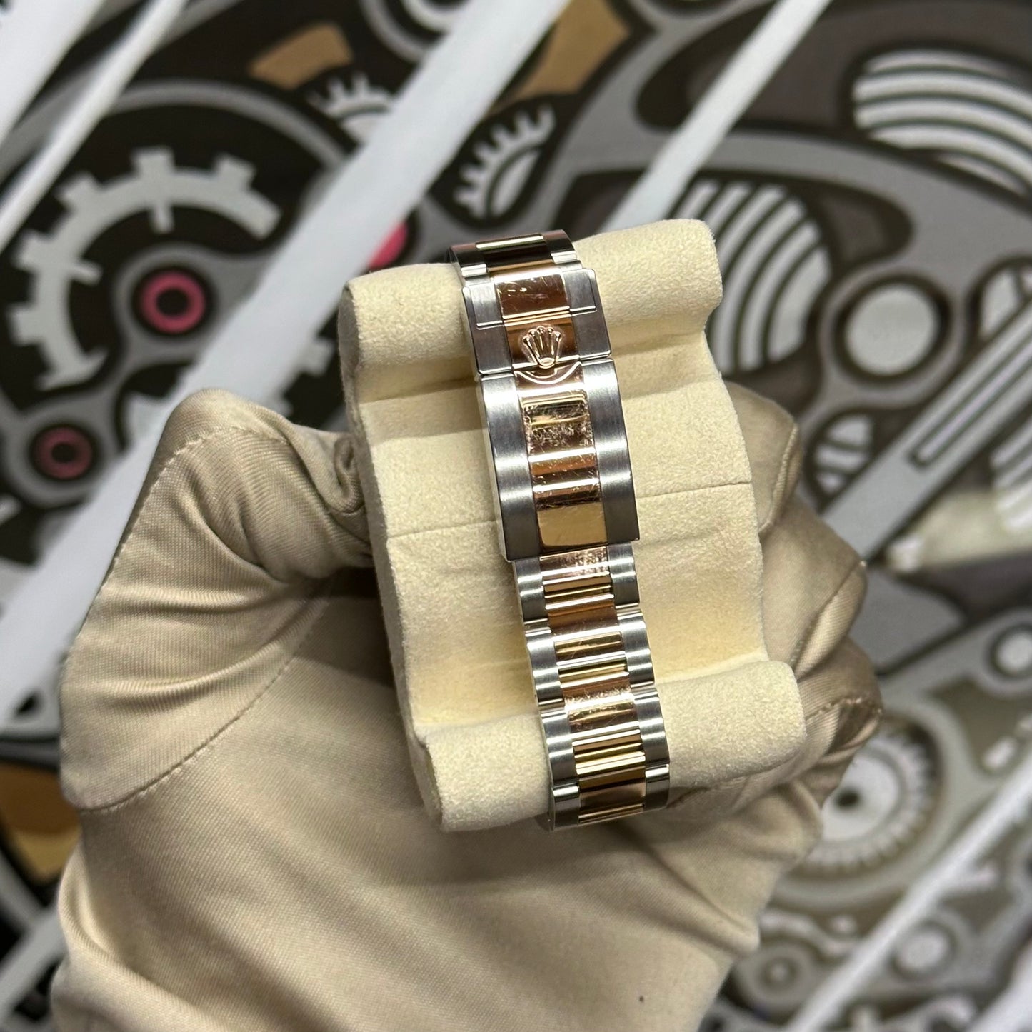 Rolex Yachtmaster Two Tone Black Dial 126621