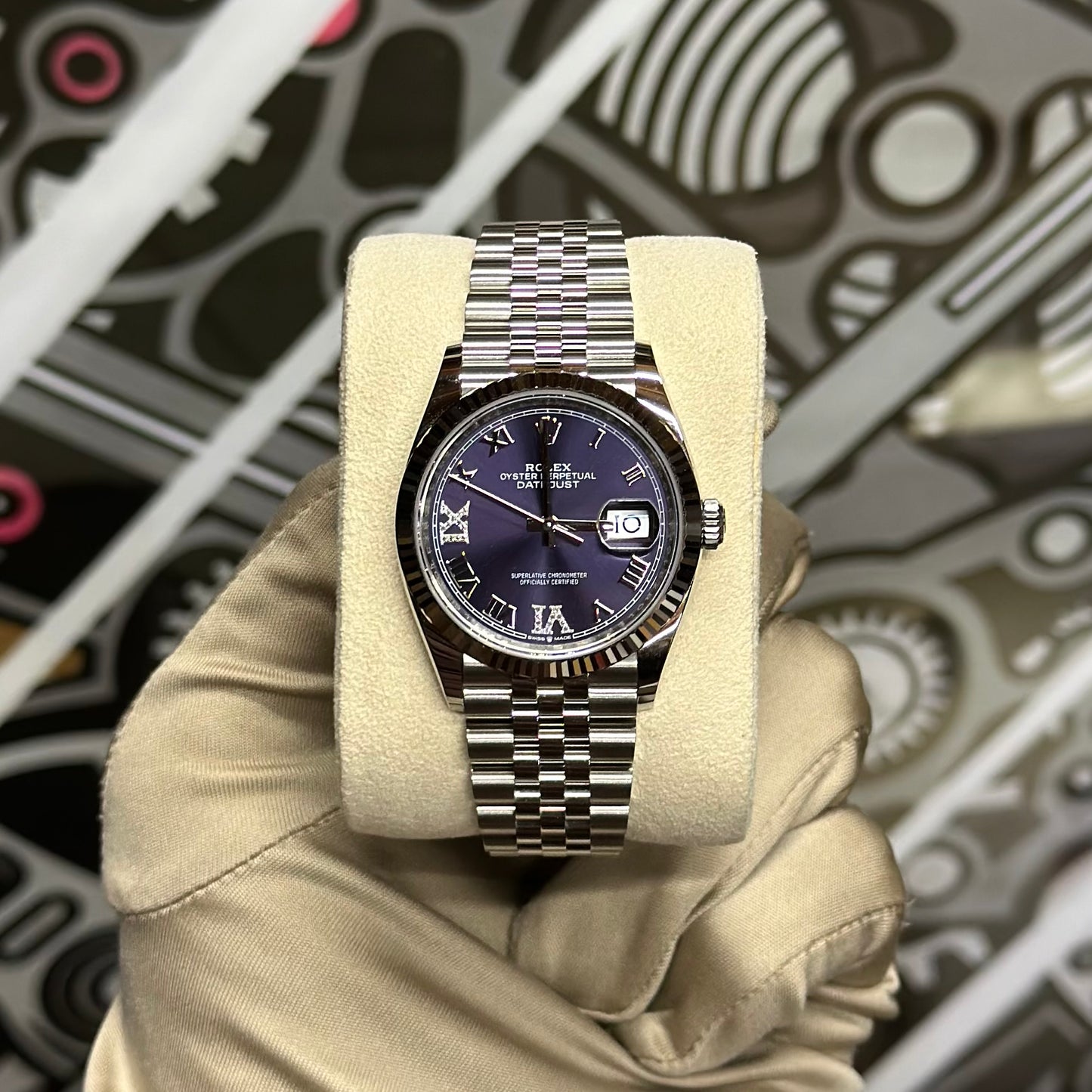 Rolex DJ36 Roman Diamond Dial 126234