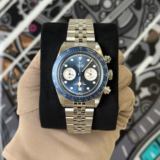 NEW Tudor Black Bay Chrono Blue 79360B