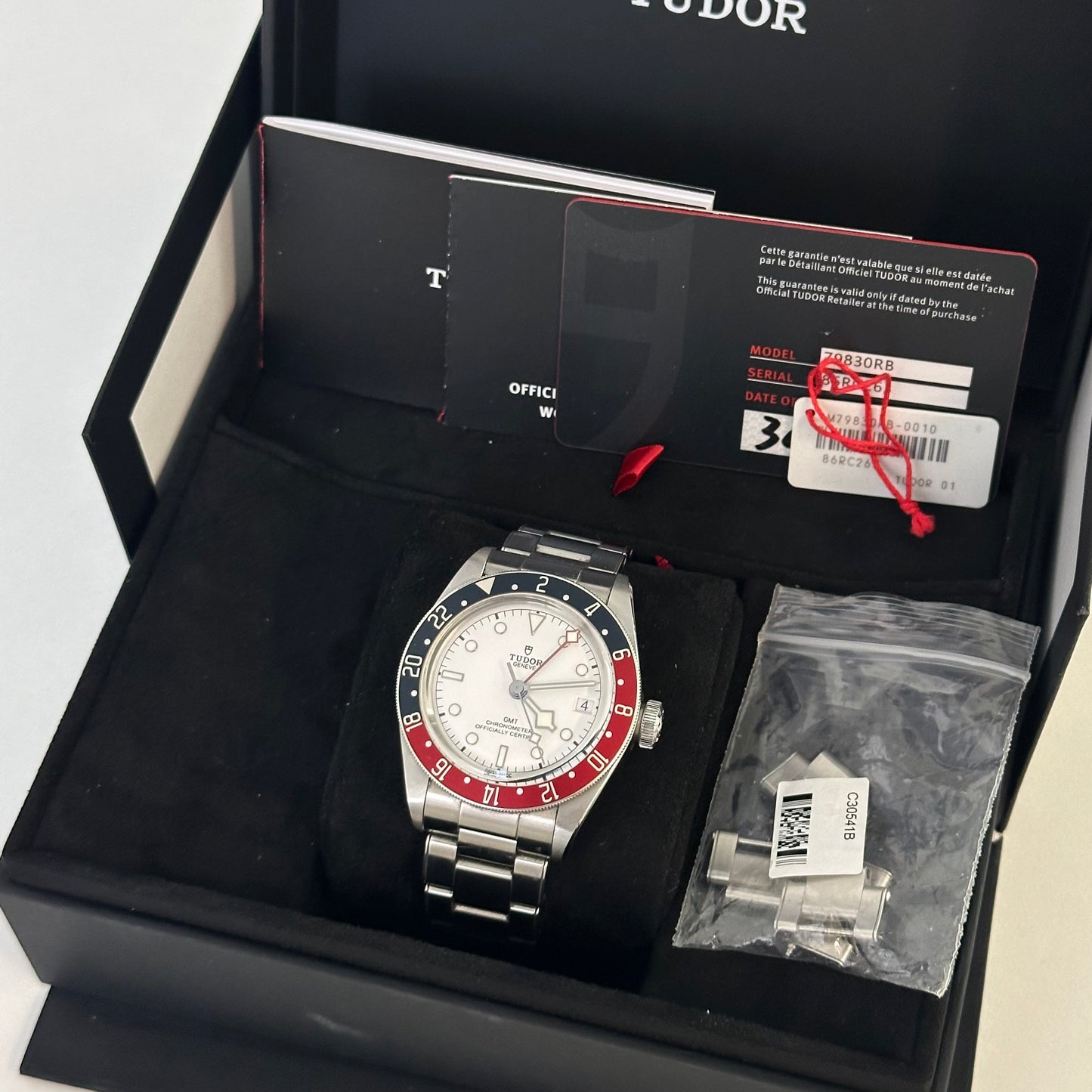 Tudor Black Bay Pepsi White Dial 79830RB