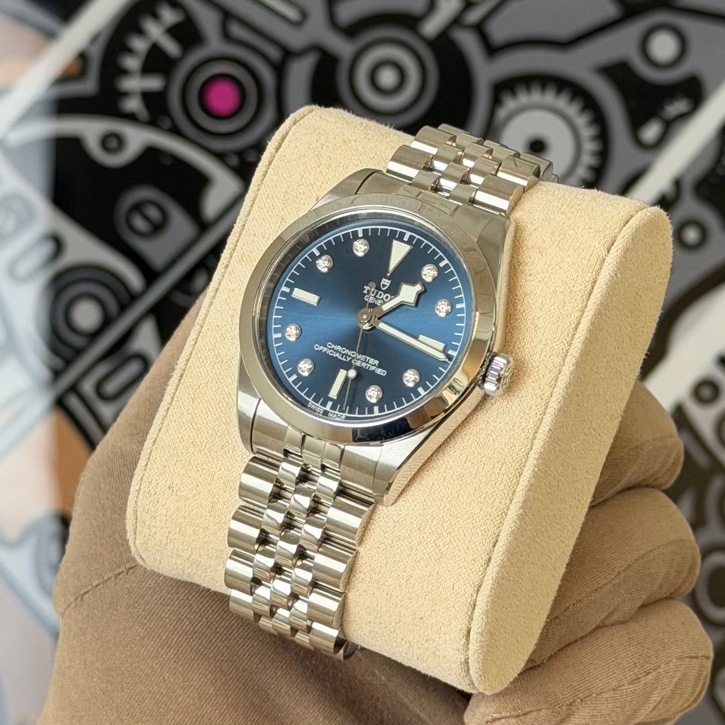NEW Tudor Black Bay 36 Blue Diamond Dial 79640