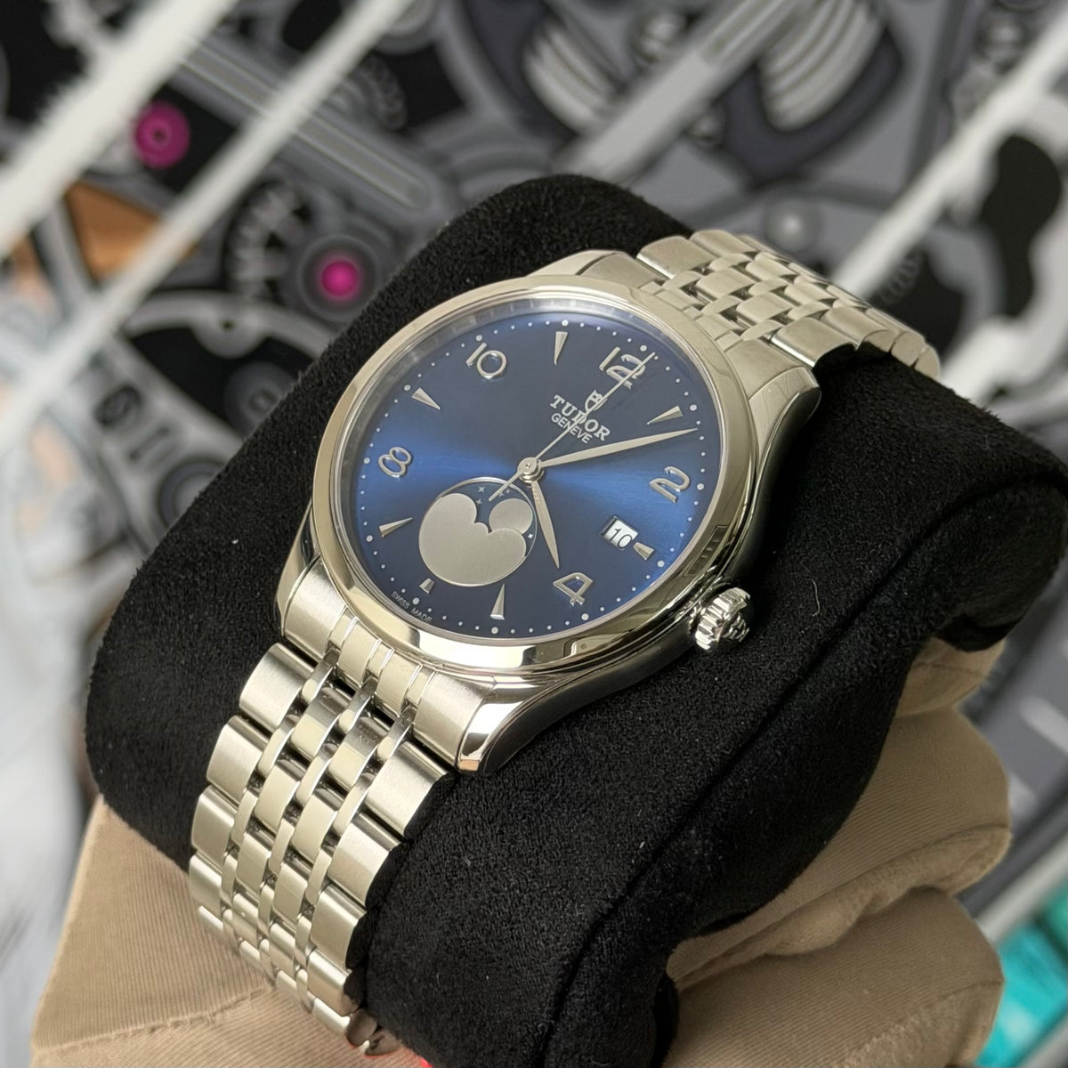 NEW Tudor 1926 Luna Blue Moonphase 91560