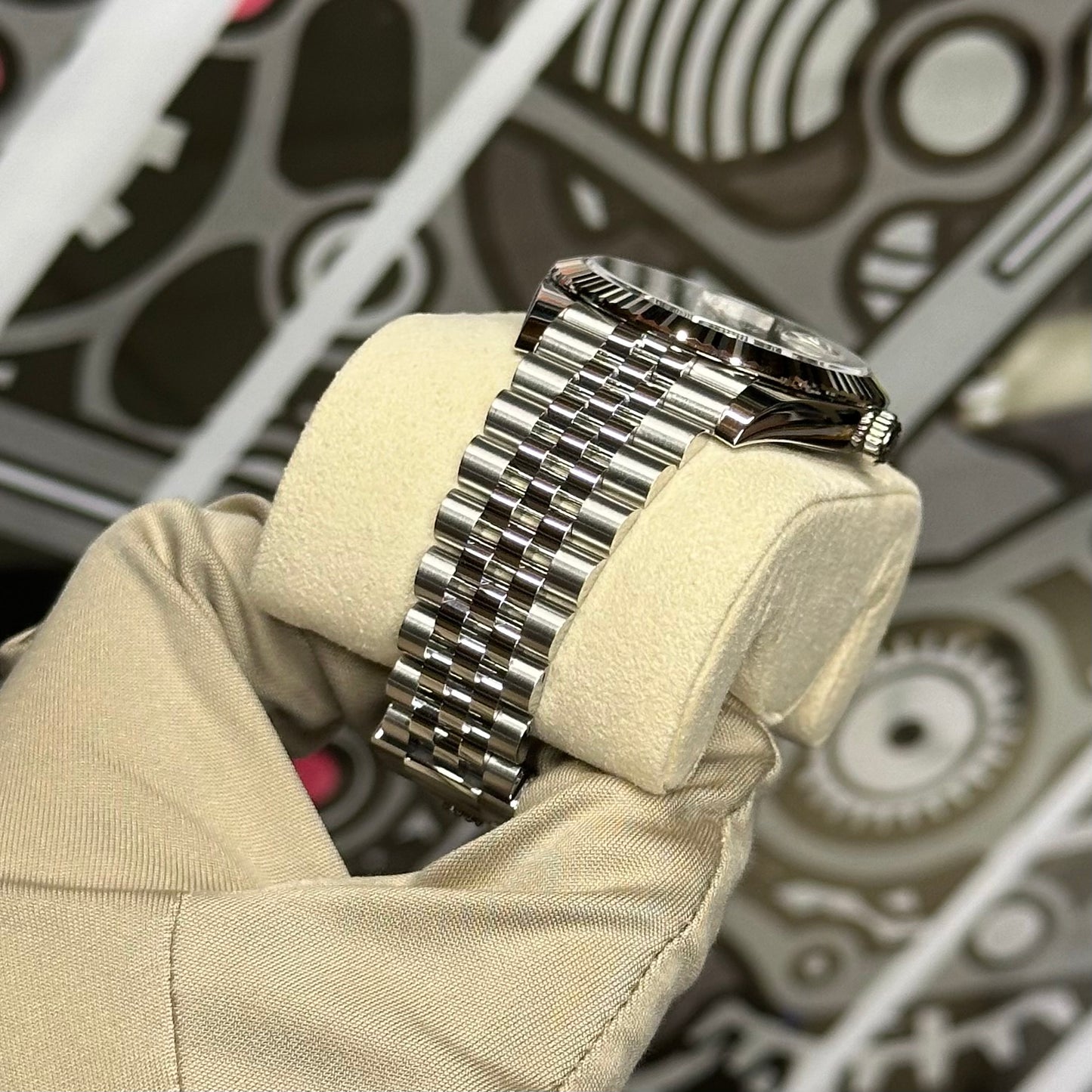 Rolex Datejust 41 Green Motif 126334