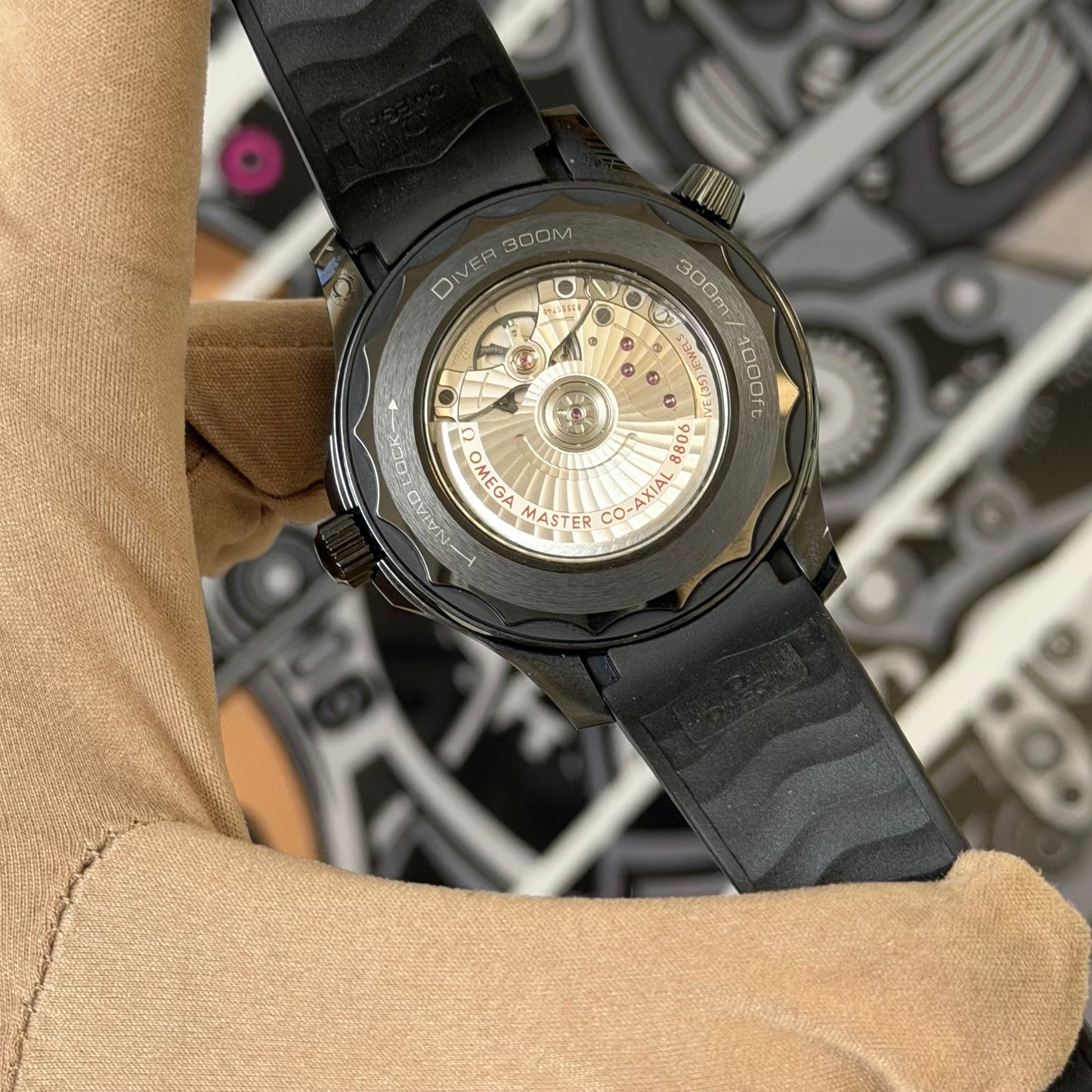 Omega Seamaster 300M Black Ceramic Co-Axial 210.92.44.20.01.003