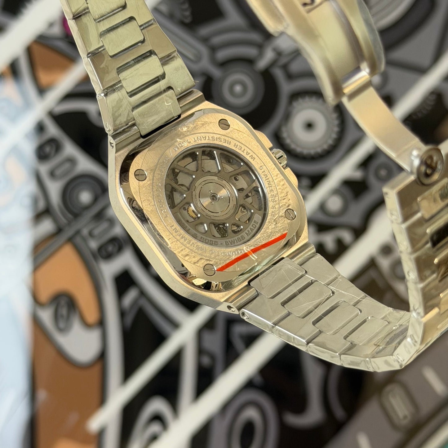 NEW Bell & Ross BR05 BR05A-BL-ST/SRB