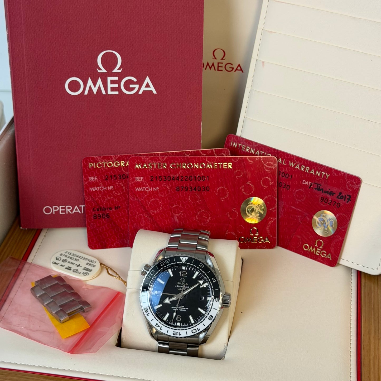 Omega Seamaster GMT Oreo 215.30.44.22.01.001