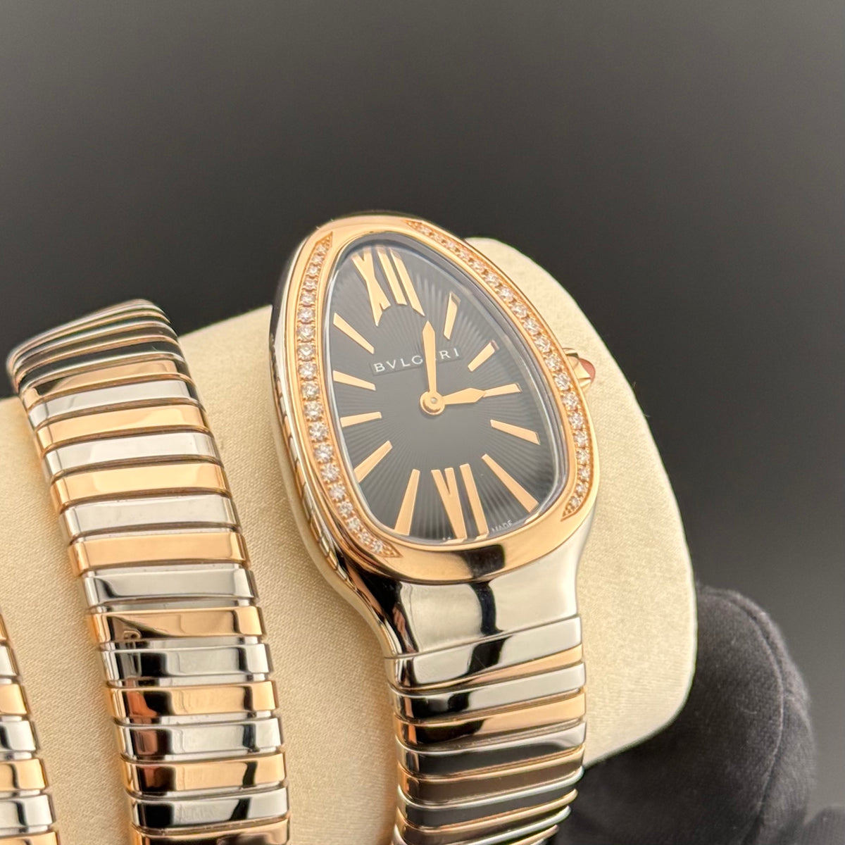 NEW Bvlgari Serpenti Tubogas 18k Rose Gold 102099