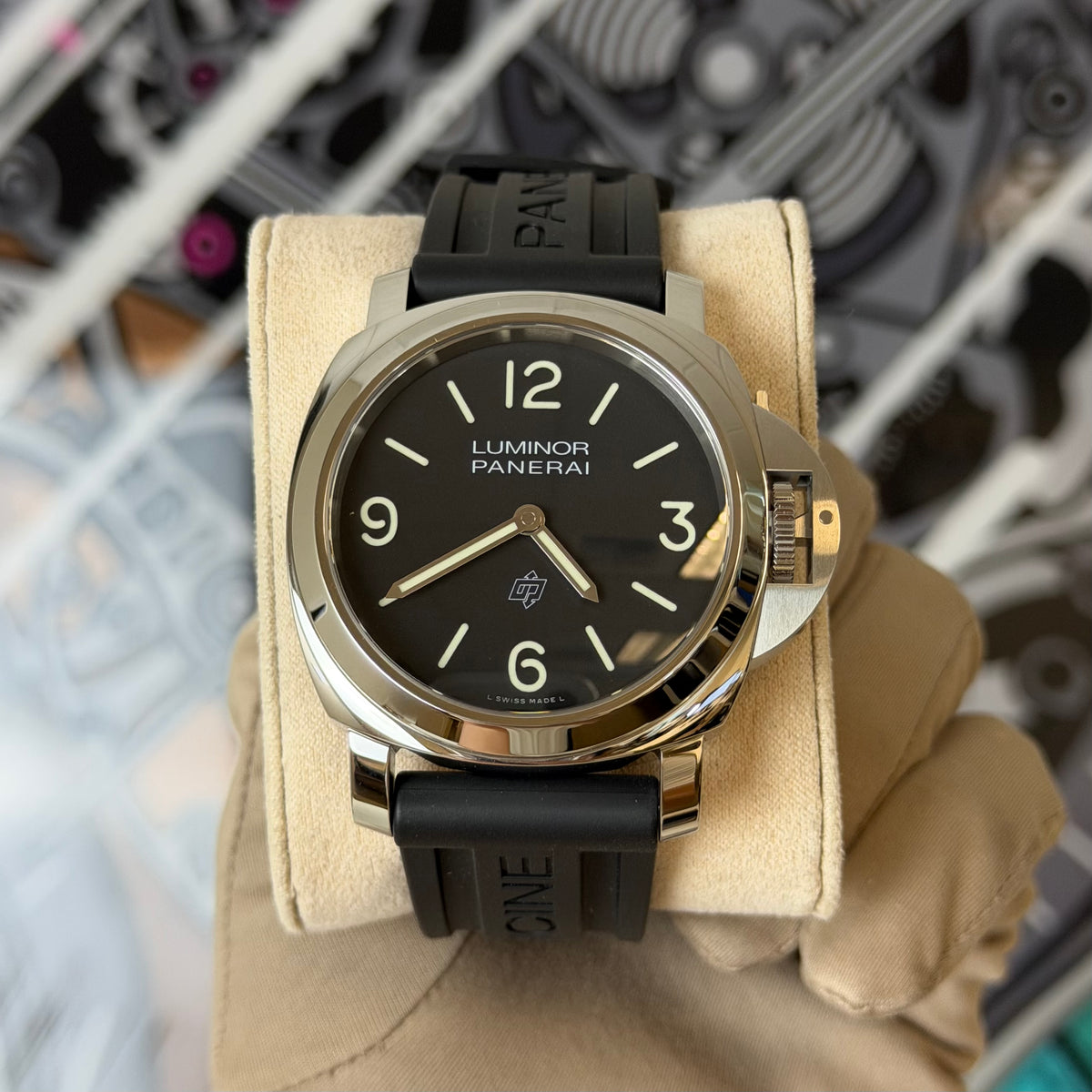 NEW Panerai Luminor Base Logo PAM01086