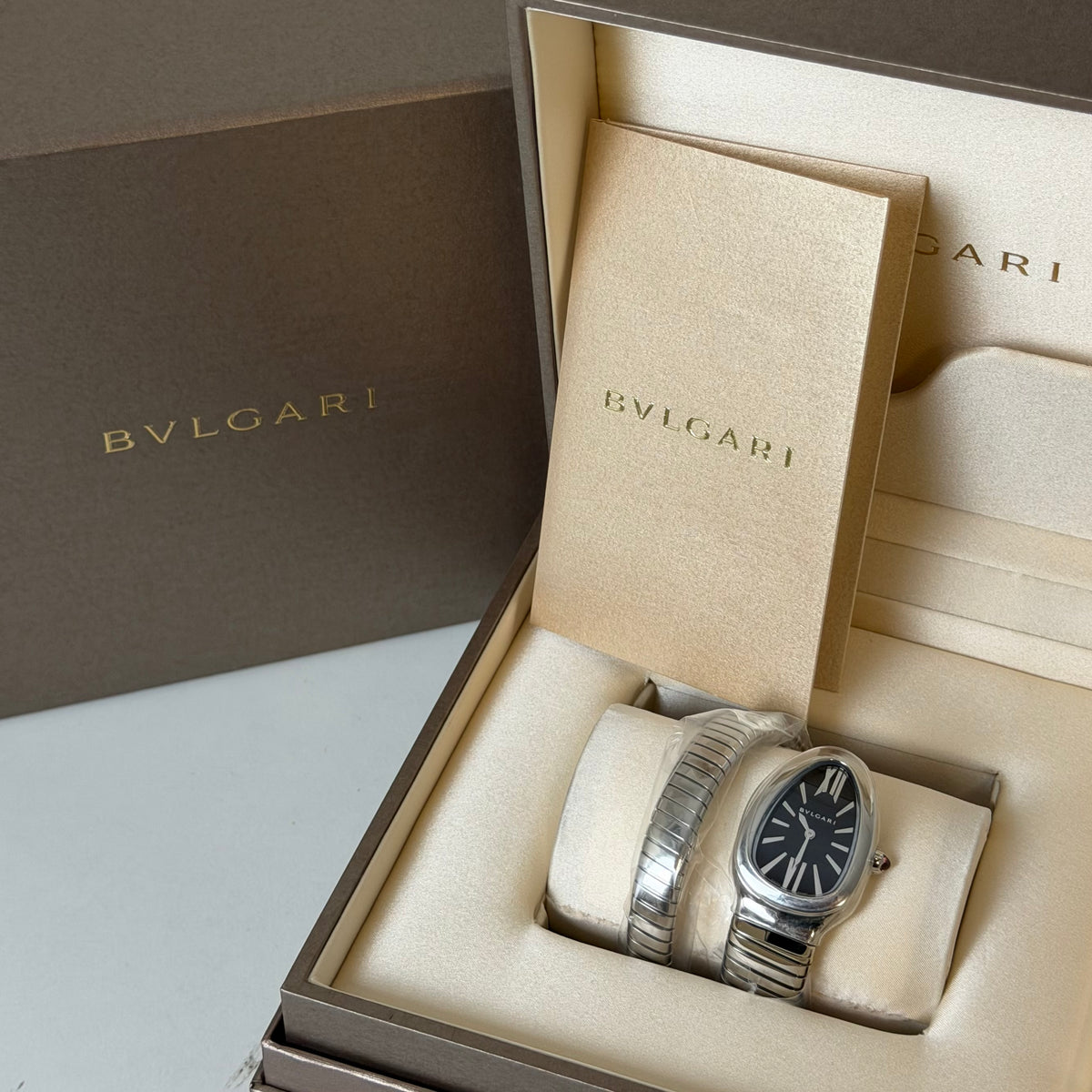 NEW Bvlgari Serpenti Tubogas Steel 102824