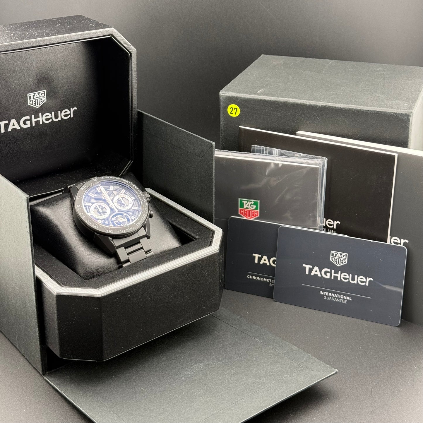 TAG Heuer Carrera Chronograph Tourbillon Ceramic 45mm CAR5A90