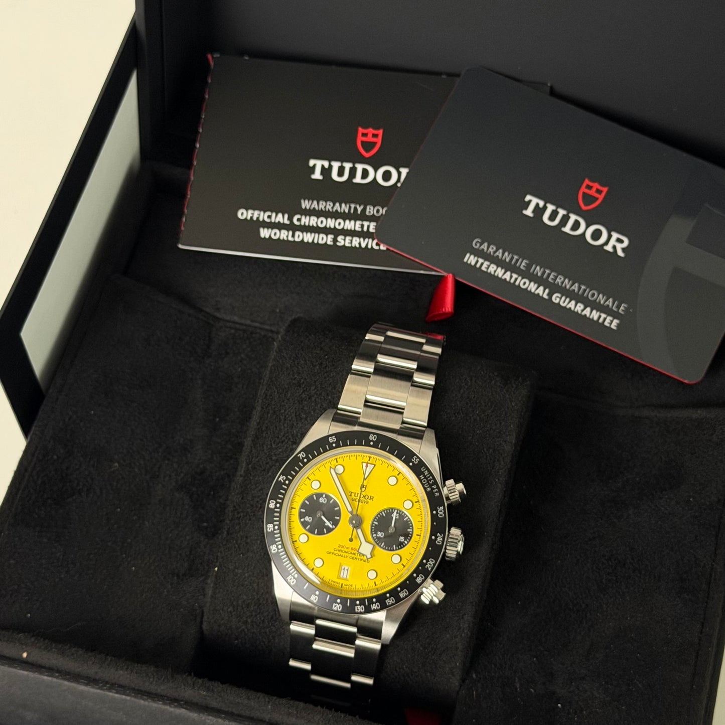 NEW Tudor Black Bay Chronograph Bumblebee 79361N