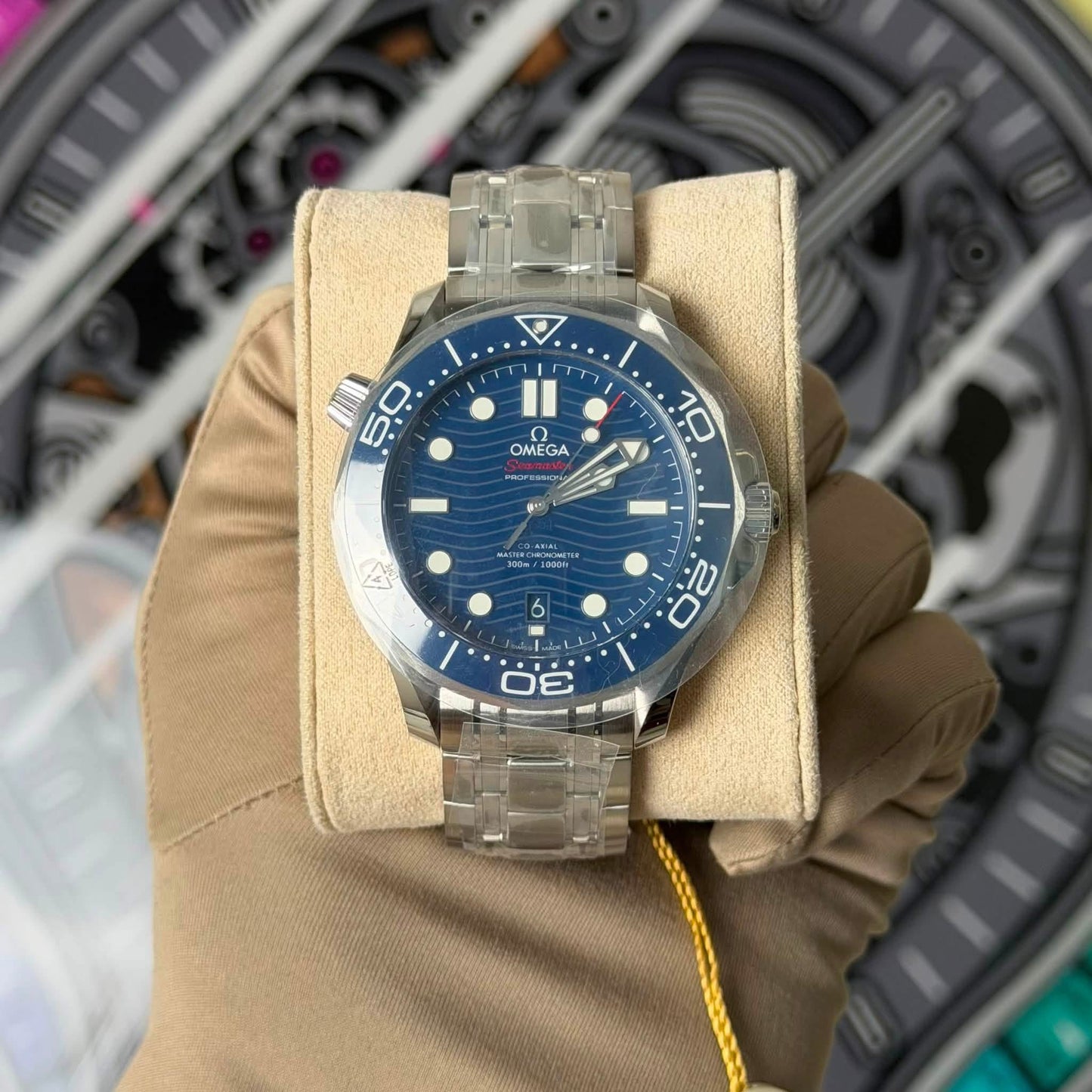 NEW Omega Seamaster Blue 210.30.42.20.03.001