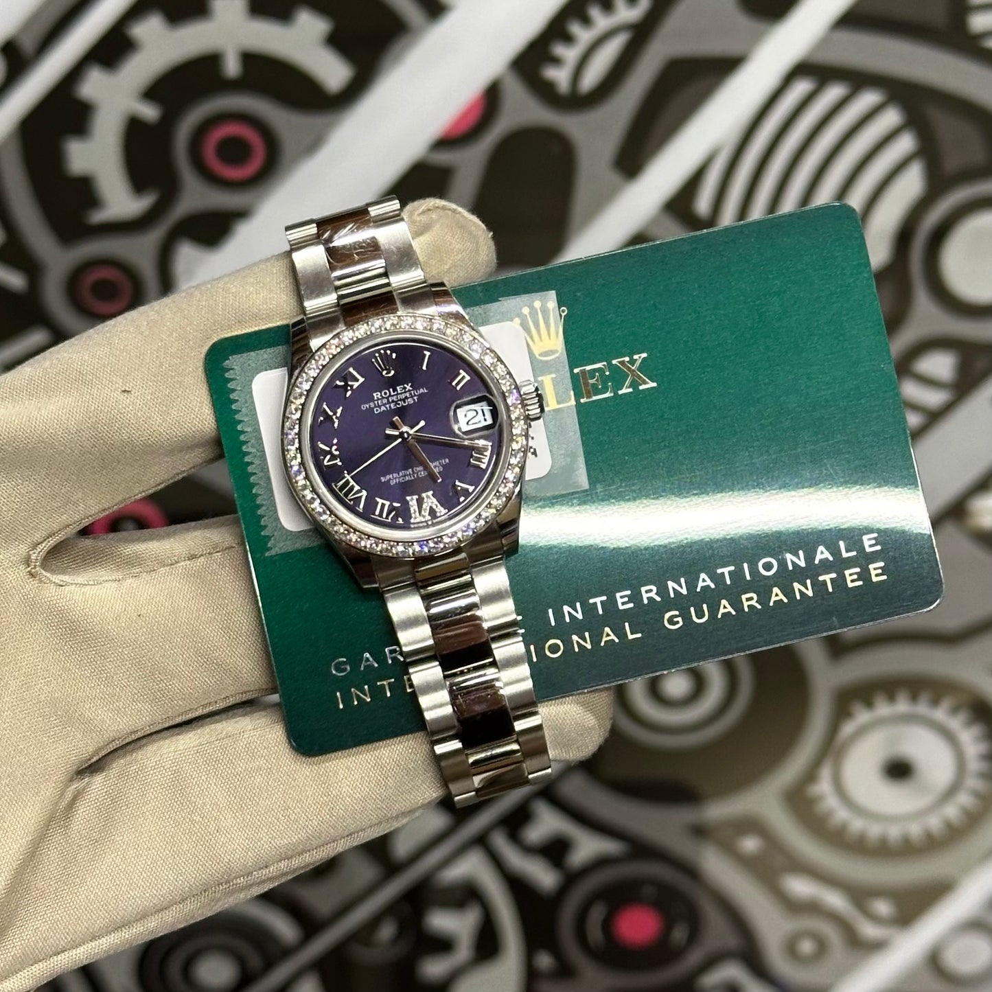 Rolex DJ31 Roman Diamond Dial 278289RBR