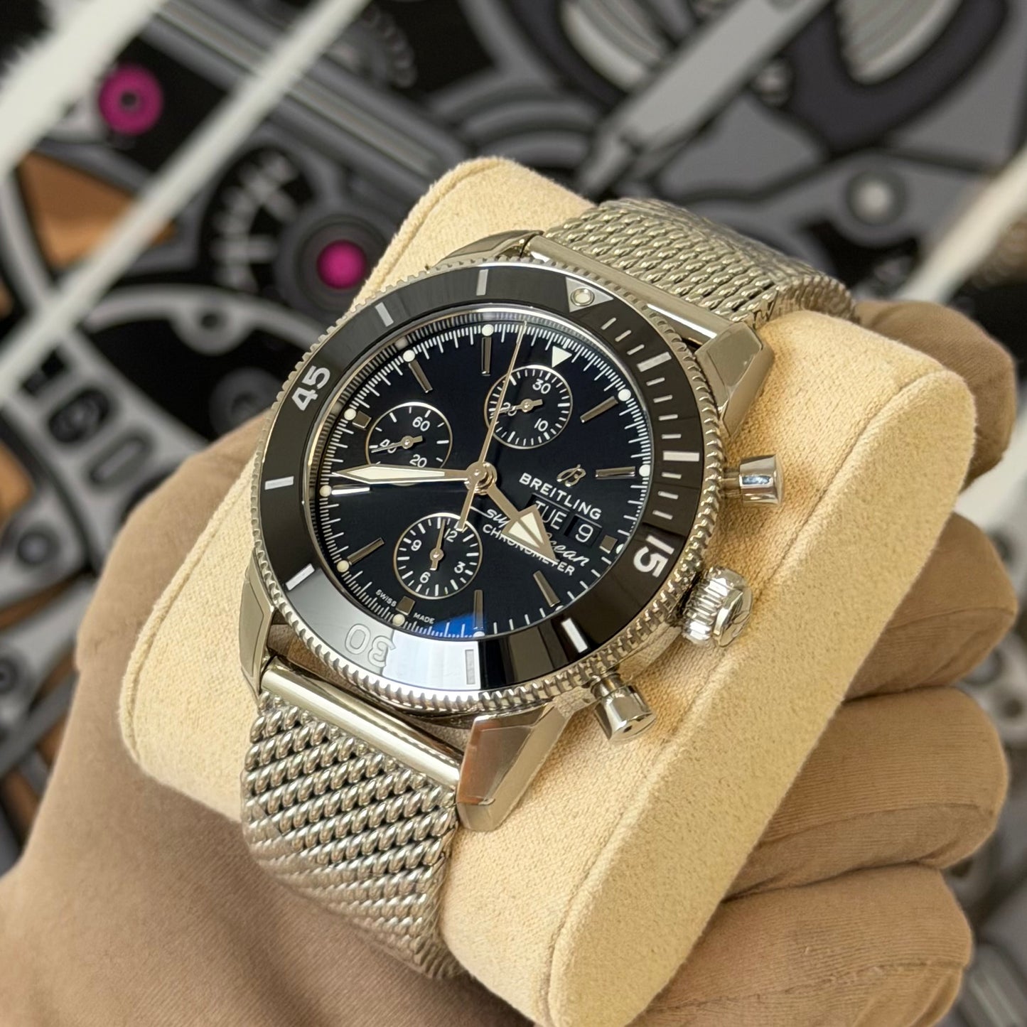 NEW Breitling SueprOcean Heritage Chrono 44 A13313