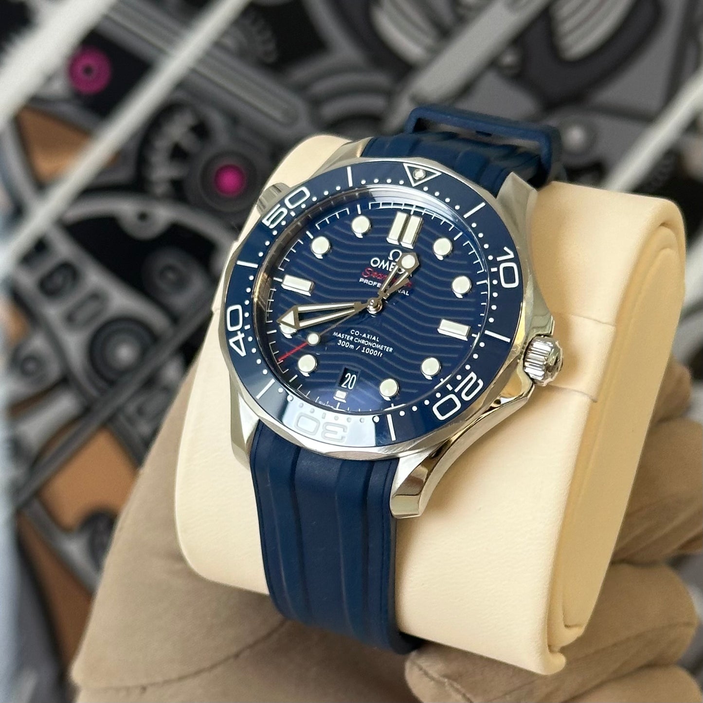 Omega Seamaster Diver 300M Blue Dial 210.32.42.20.03.001