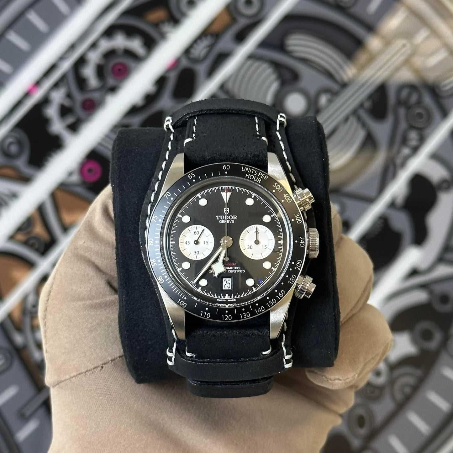 NEW Tudor Chrono Reverse Panda Strap