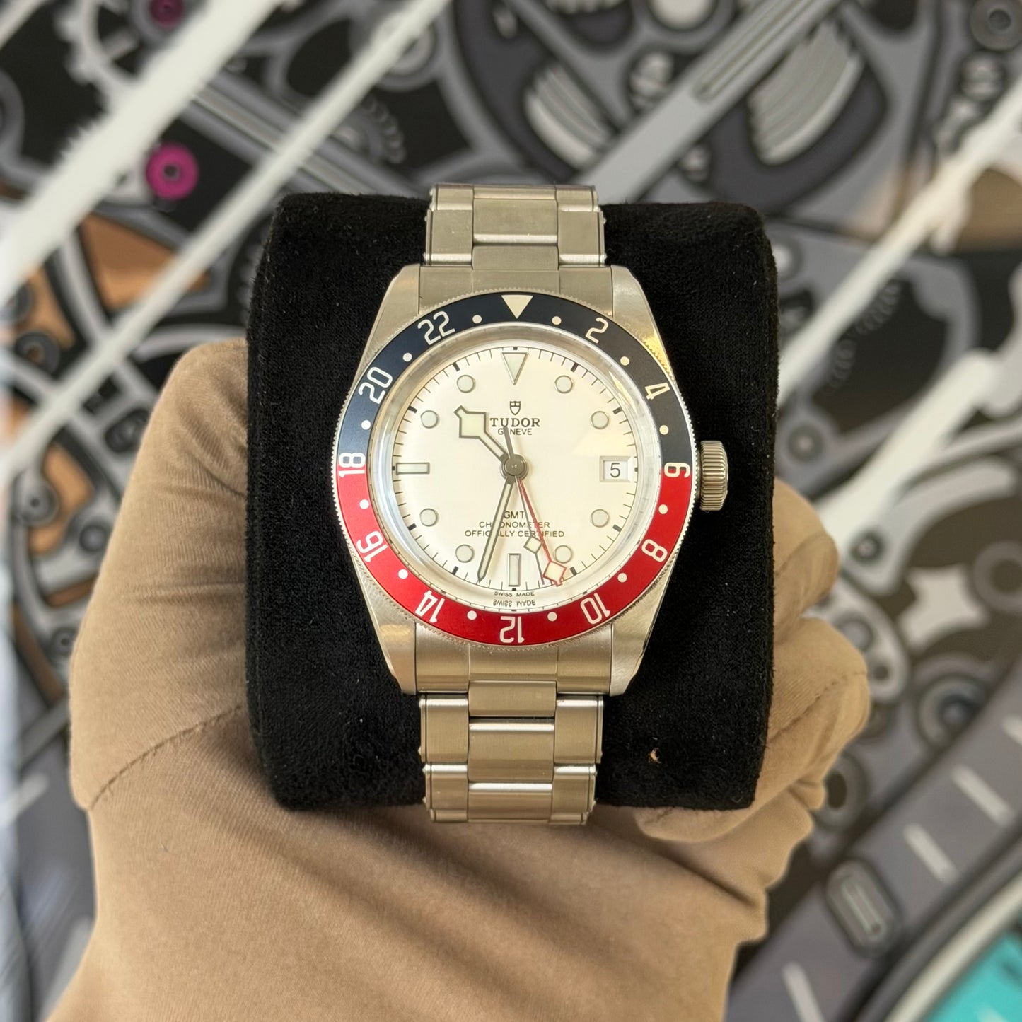 Tudor Black Bay Pepsi White Dial 79830RB