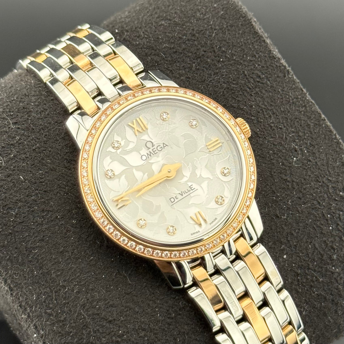 NEW Omega De Ville Prestige Butterfly 27.4mm 424.25.27.60.52.001