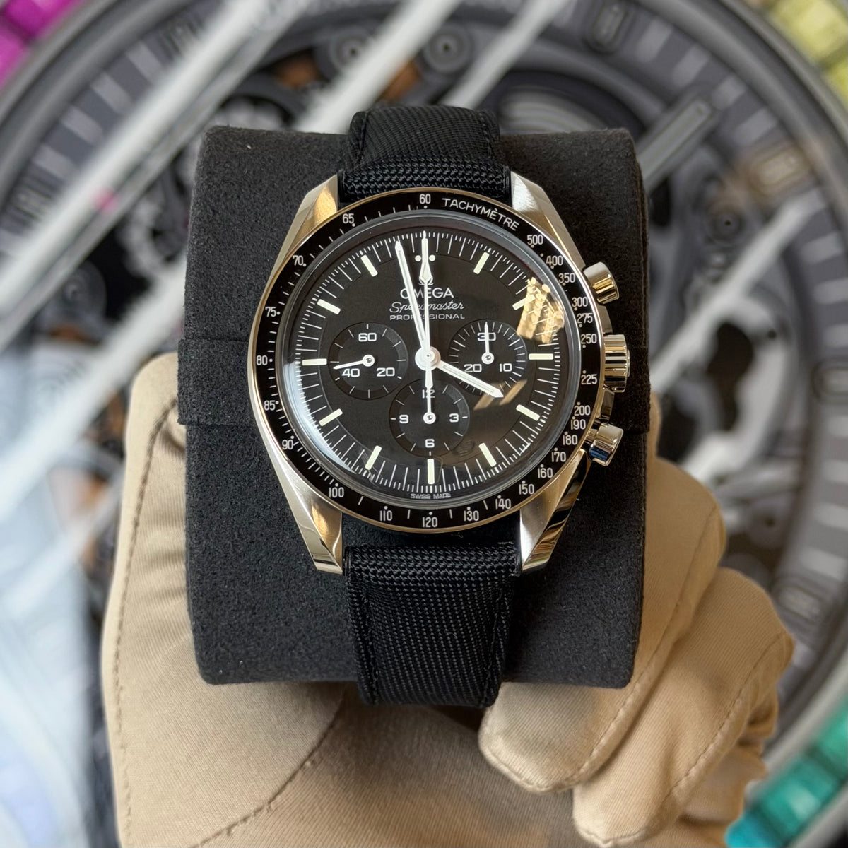NEW Omega Moonwatch Hesalite Strap Model 310.32.42.50.01.001