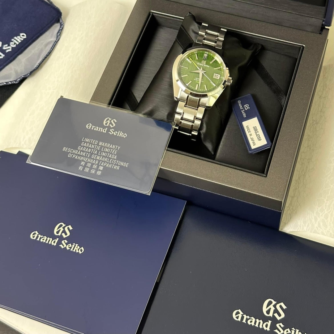 NEW Grand Seiko GMT Hi-Beat 3600 Bamboo SBGJ259