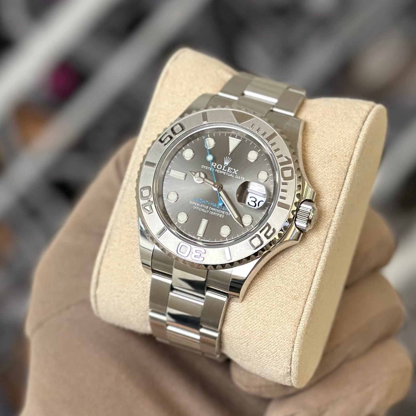 Rolex Yachtmaster Rhodium Dial 126622