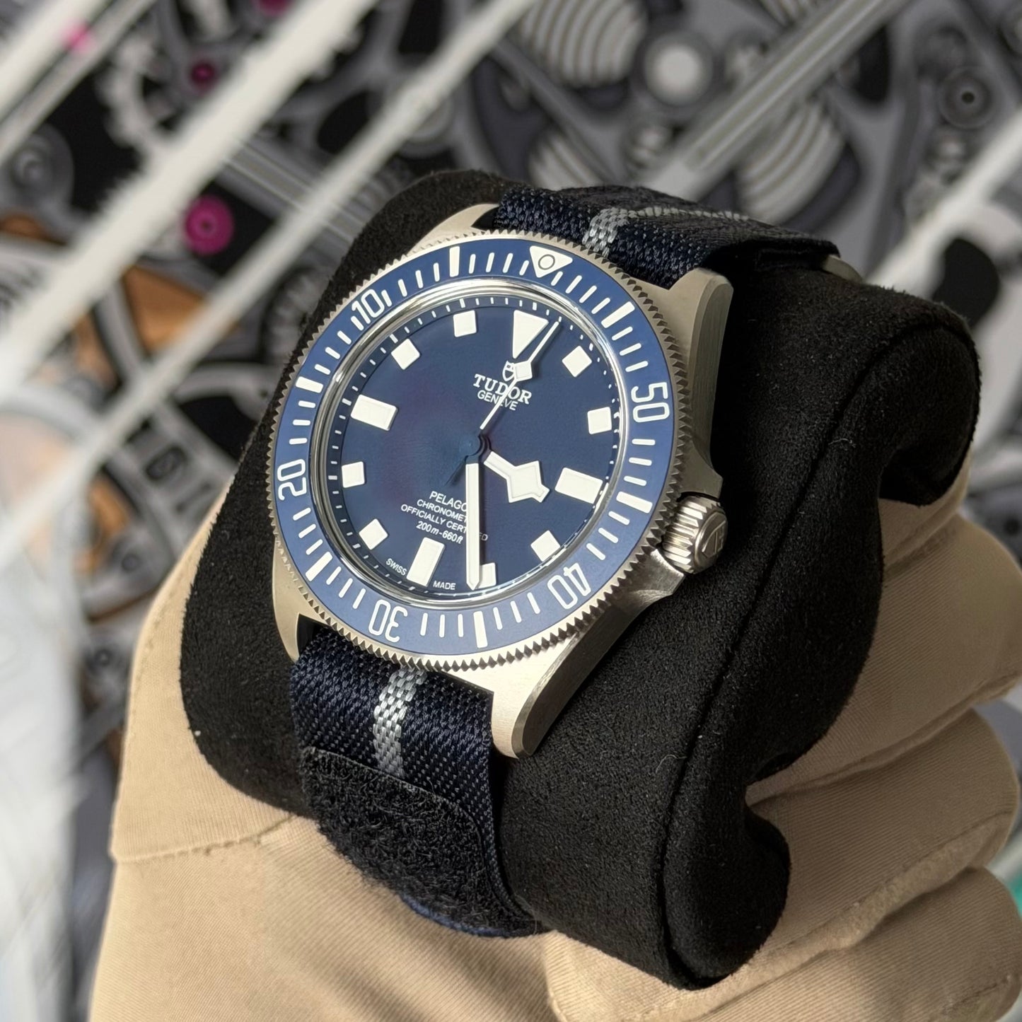 NEW Tudor Blue FXD 25707B/25