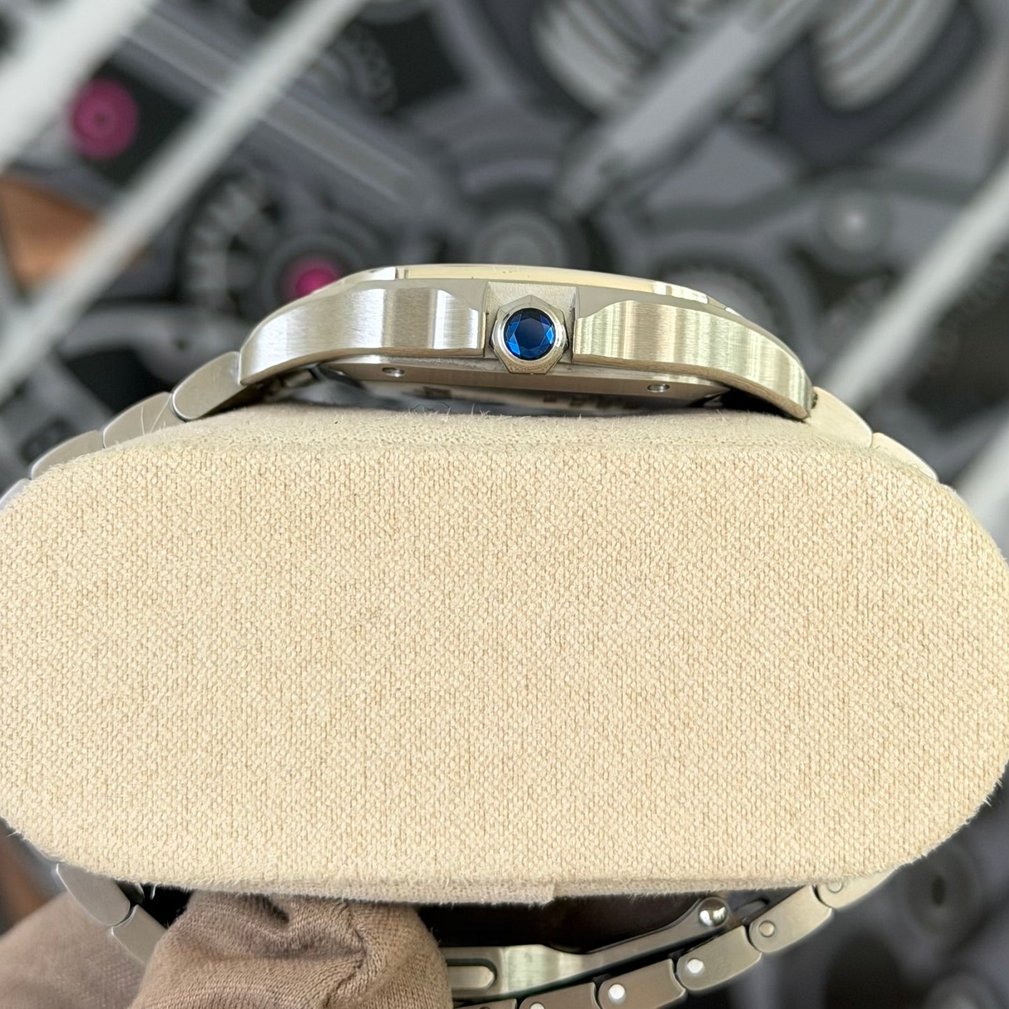 Cartier Medium Santos Green WSSA0061
