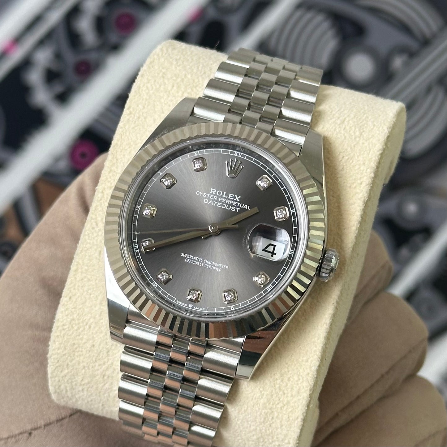 NEW Rolex Datejust 41 Diamond Dial 126334