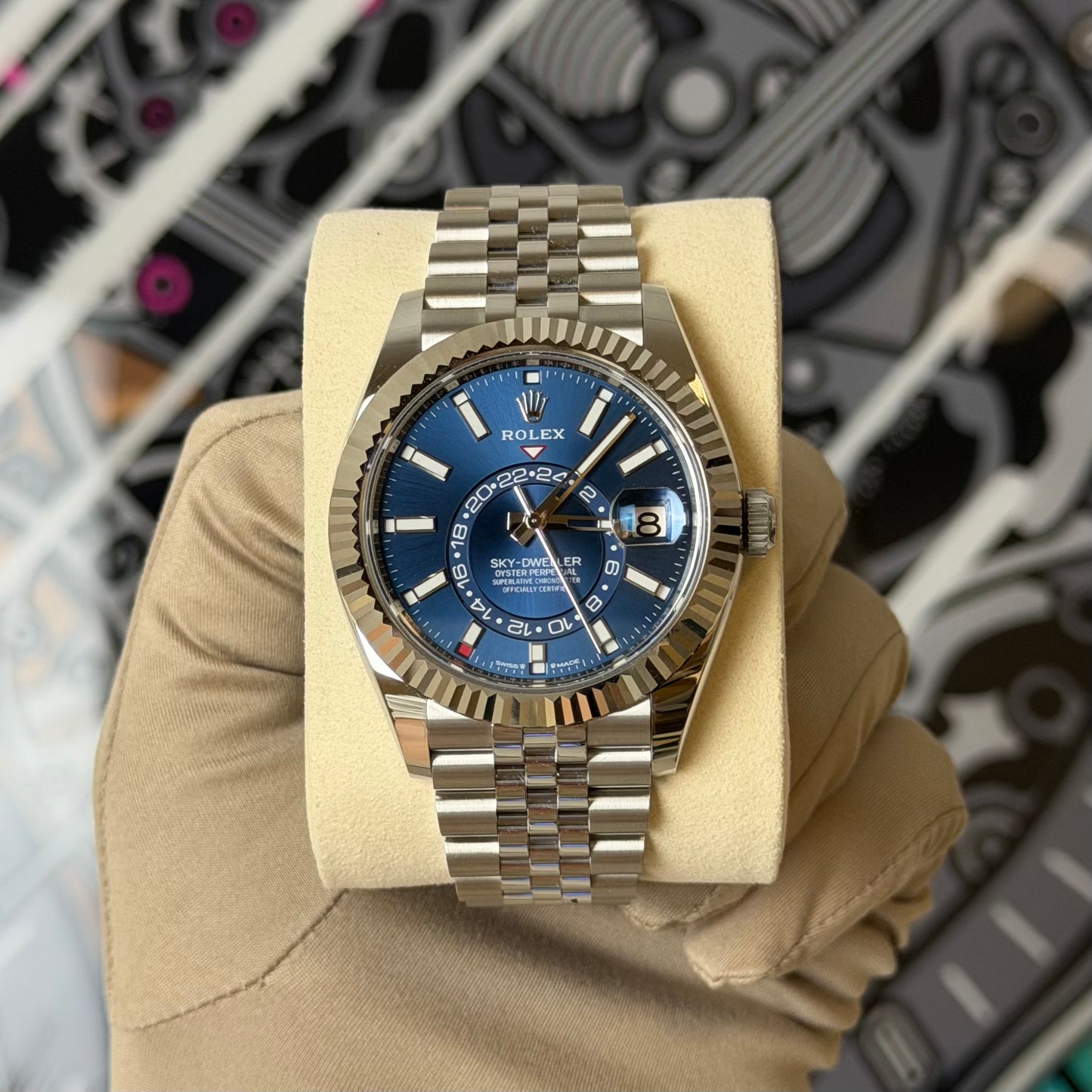 NEW Rolex SkyDweller Blue Dial Jubilee 336934