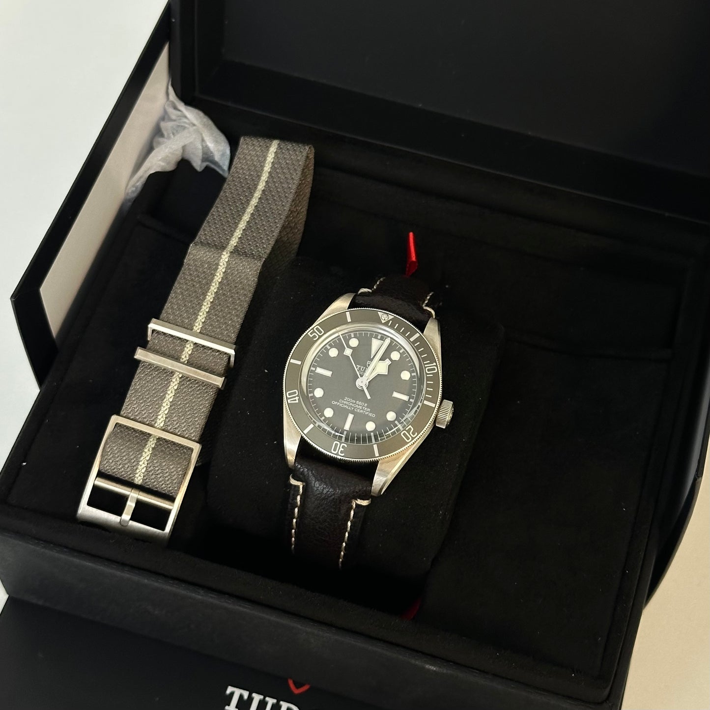 Tudor Black Bay 58 Silver Nato Model 79010SG