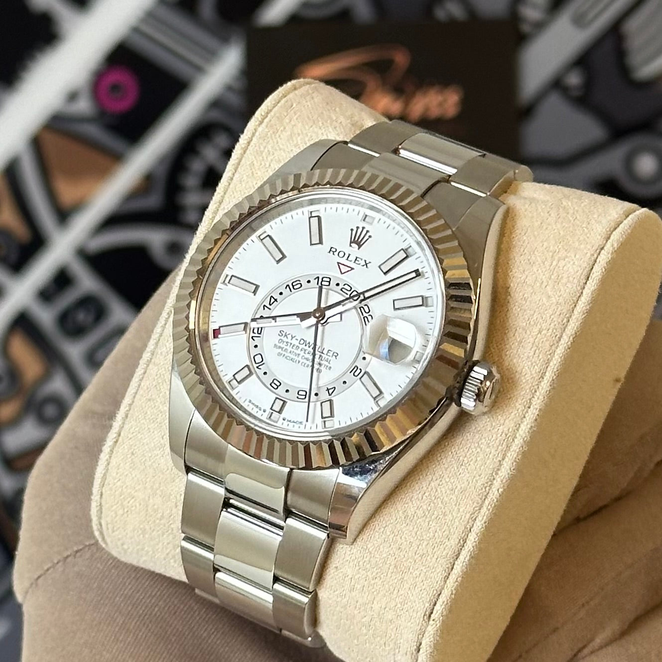 Rolex SkyDweller White Dial Oyster 336934