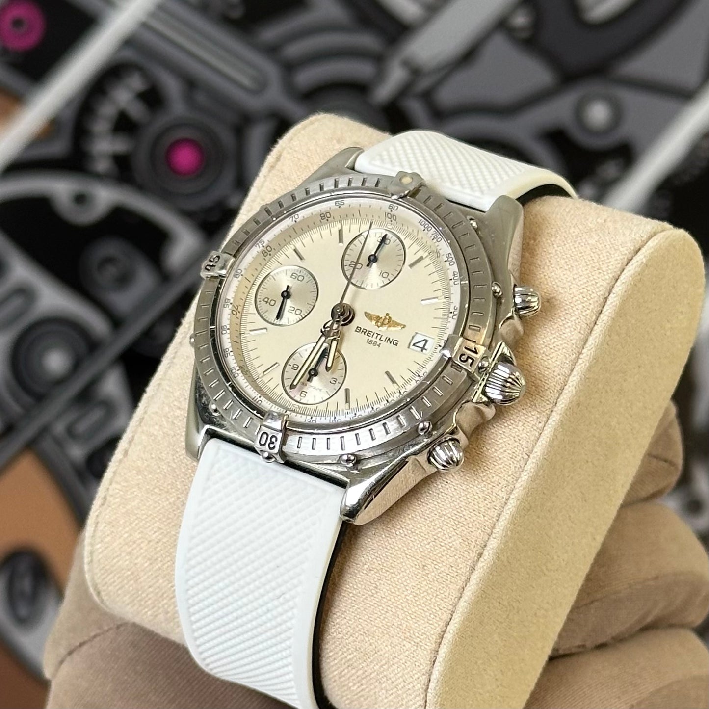 Breitling Chronomat White Dial A13050