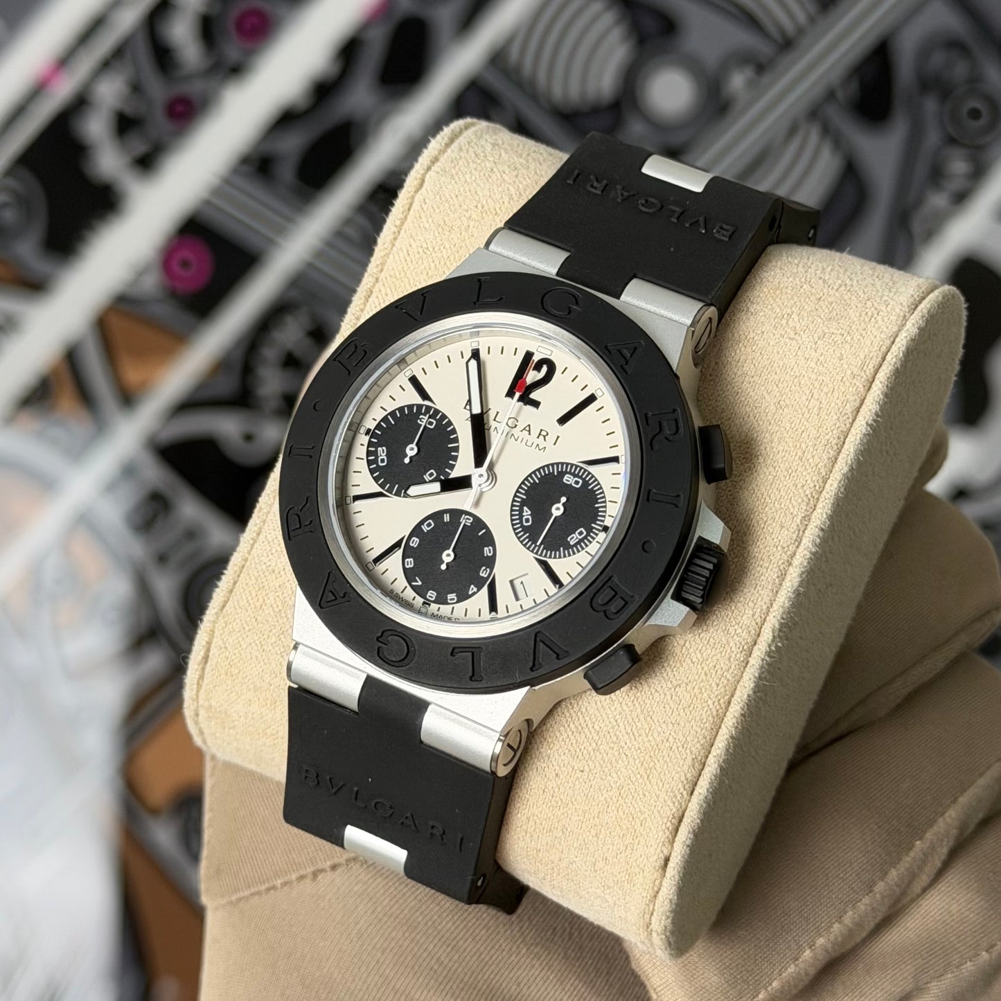 NEW Bvlgari Aluminium Titanium 103722