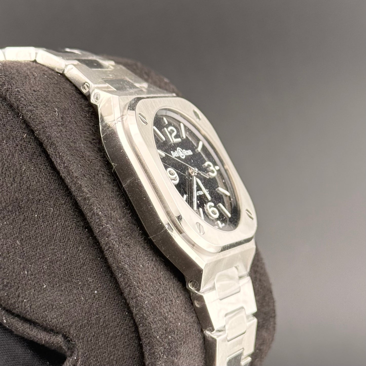 NEW Bell & Ross BR-05 Black Steel BR05A-S-BL-ST/SST