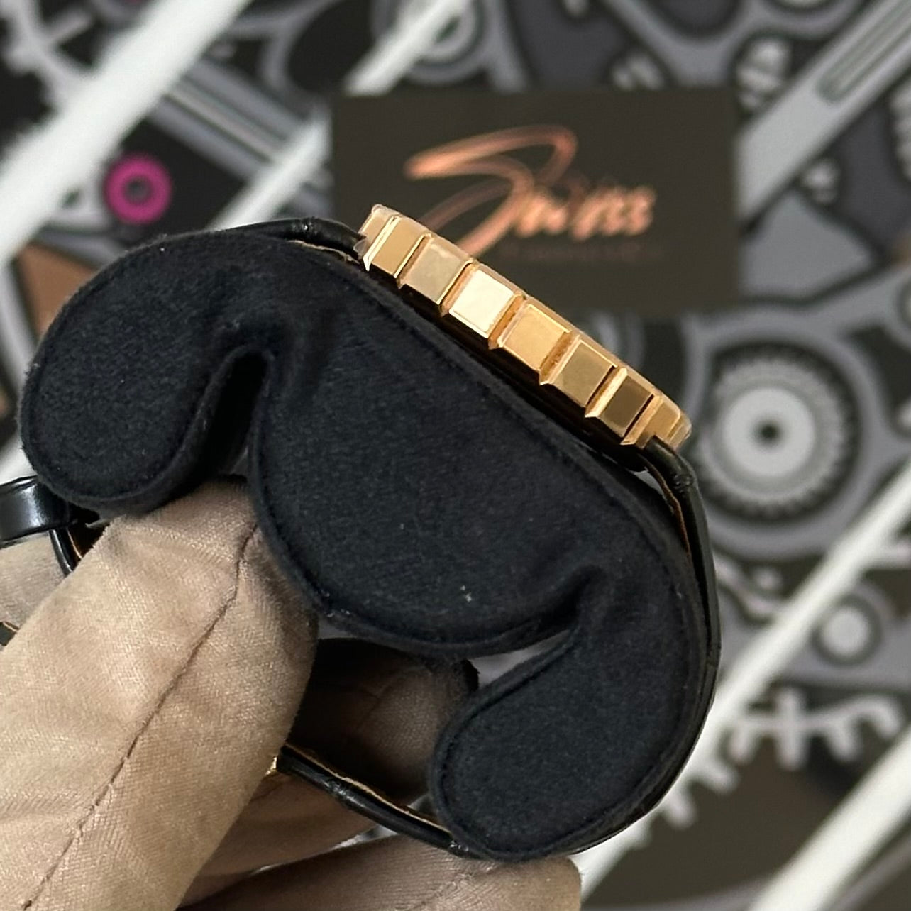 NEW Chopard Ice Cube 18K Rose Gold 124015-5001