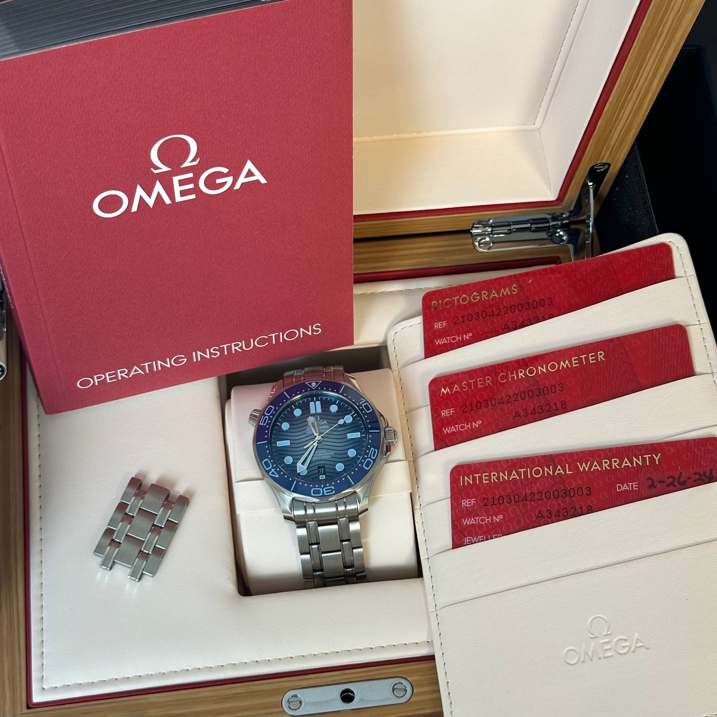 Omega Seamaster Diver 300m Summer Blue 210.30.42.20.03.003