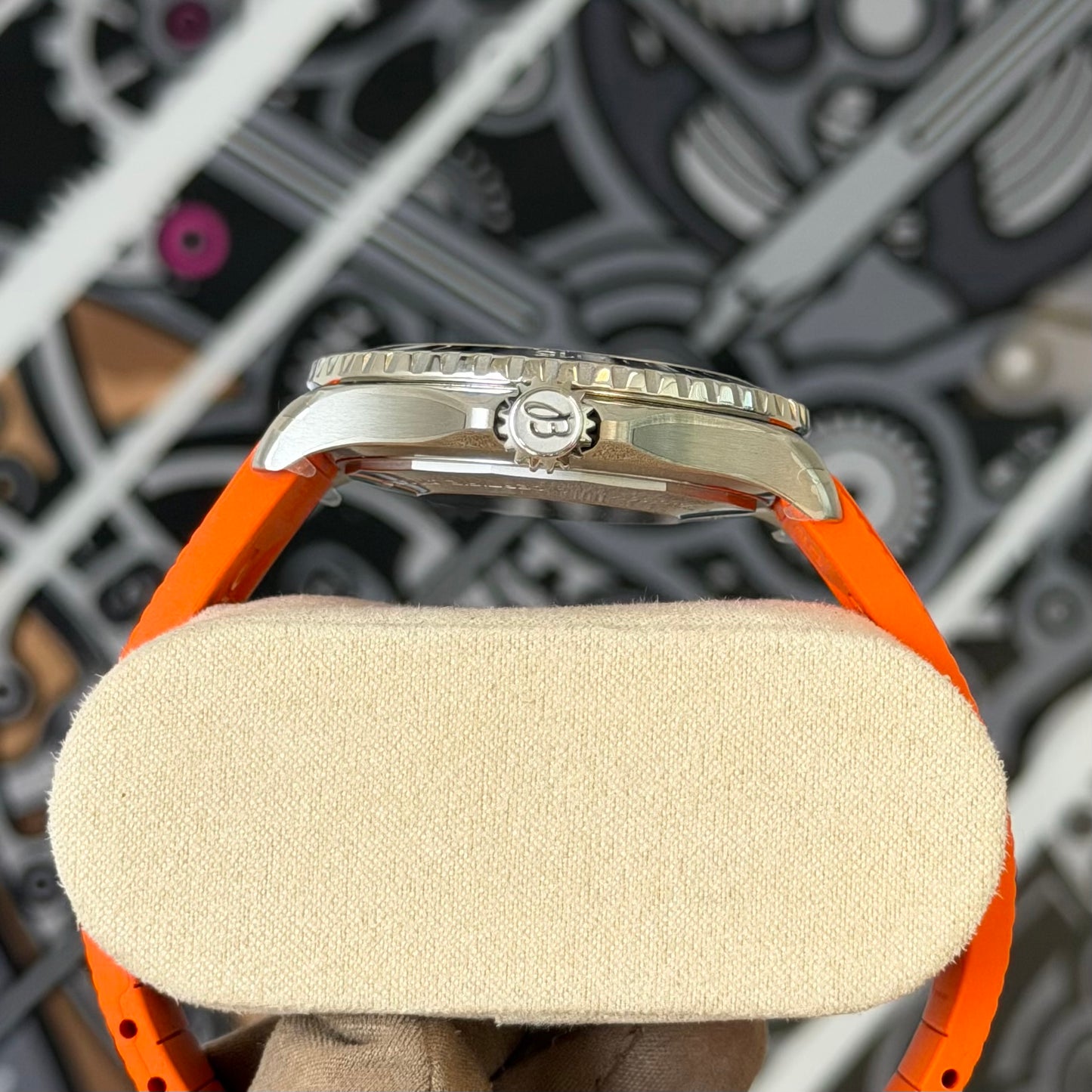 NEW Breitling Superocean 42 Orange A17375