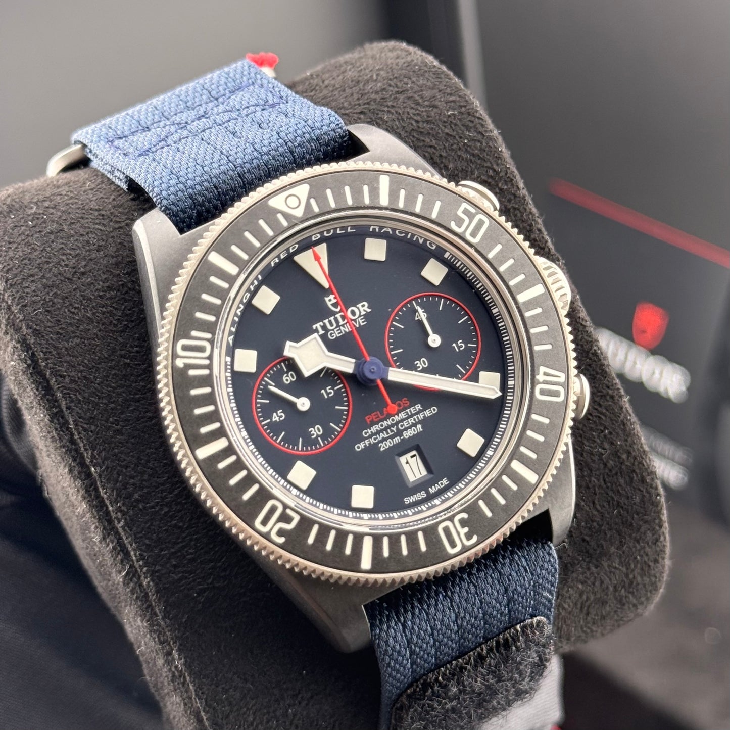NEW Tudor Pelagos FXD Chrono Alinghi Redbull Racing 25807KN