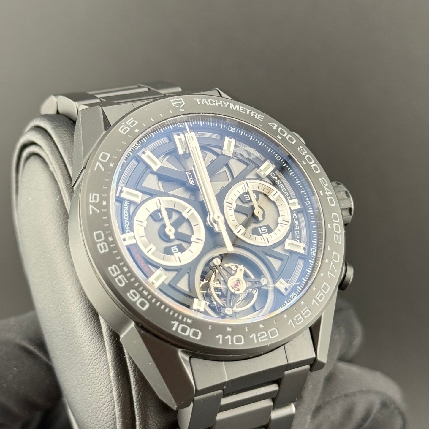 TAG Heuer Carrera Chronograph Tourbillon Ceramic 45mm CAR5A90