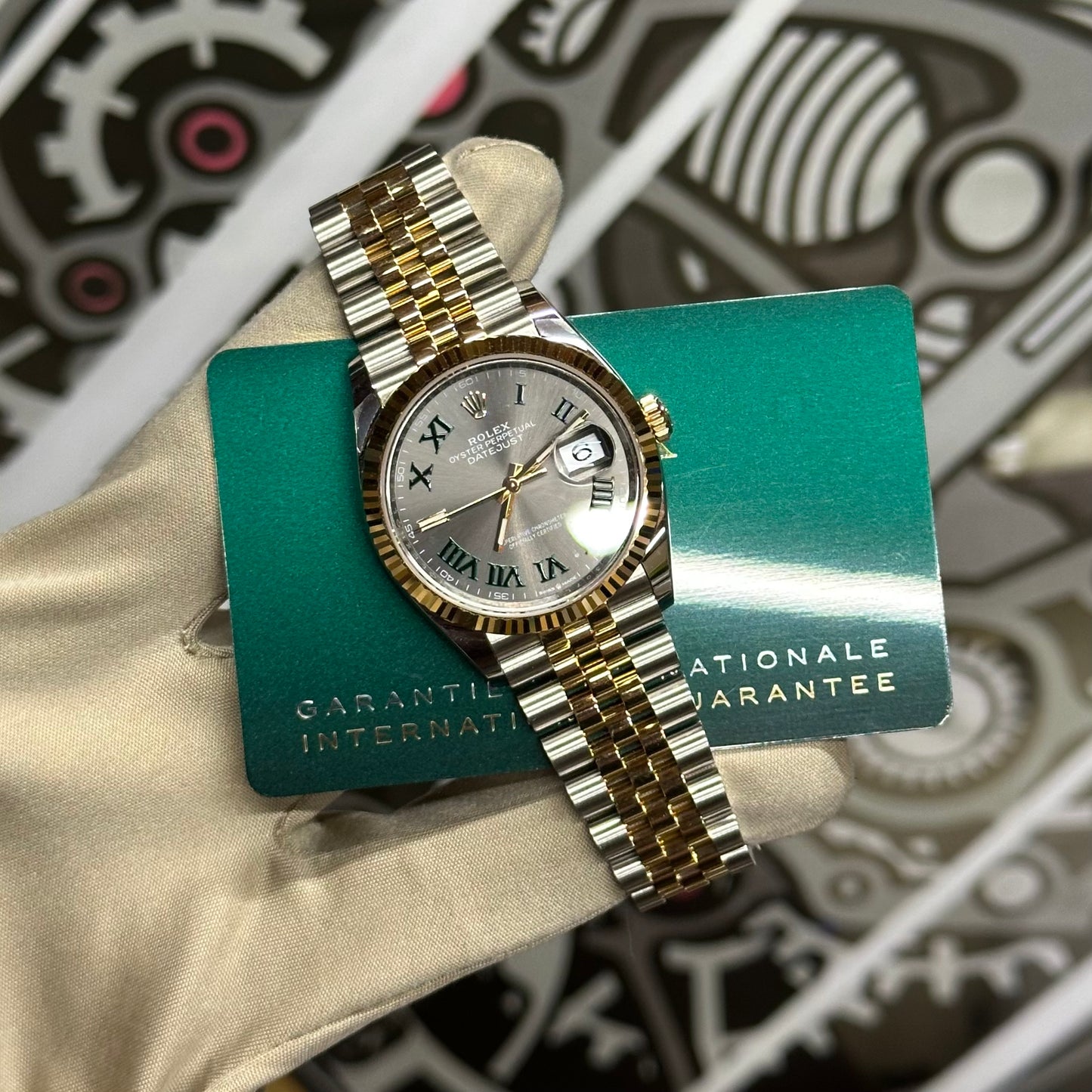 Rolex Datejust 36 Two Tone Wimbledon Dial 126233