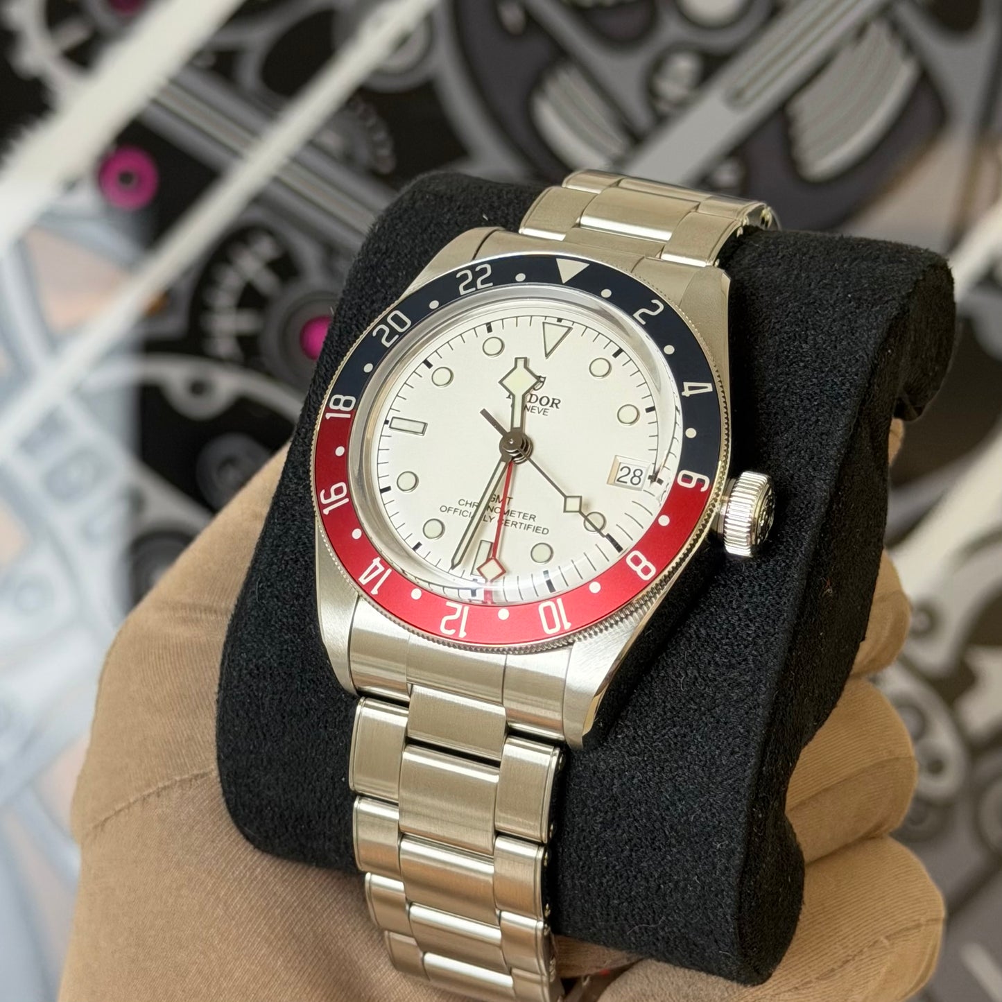 NEW Tudor Black Bay Pepsi White Dial 79830RB