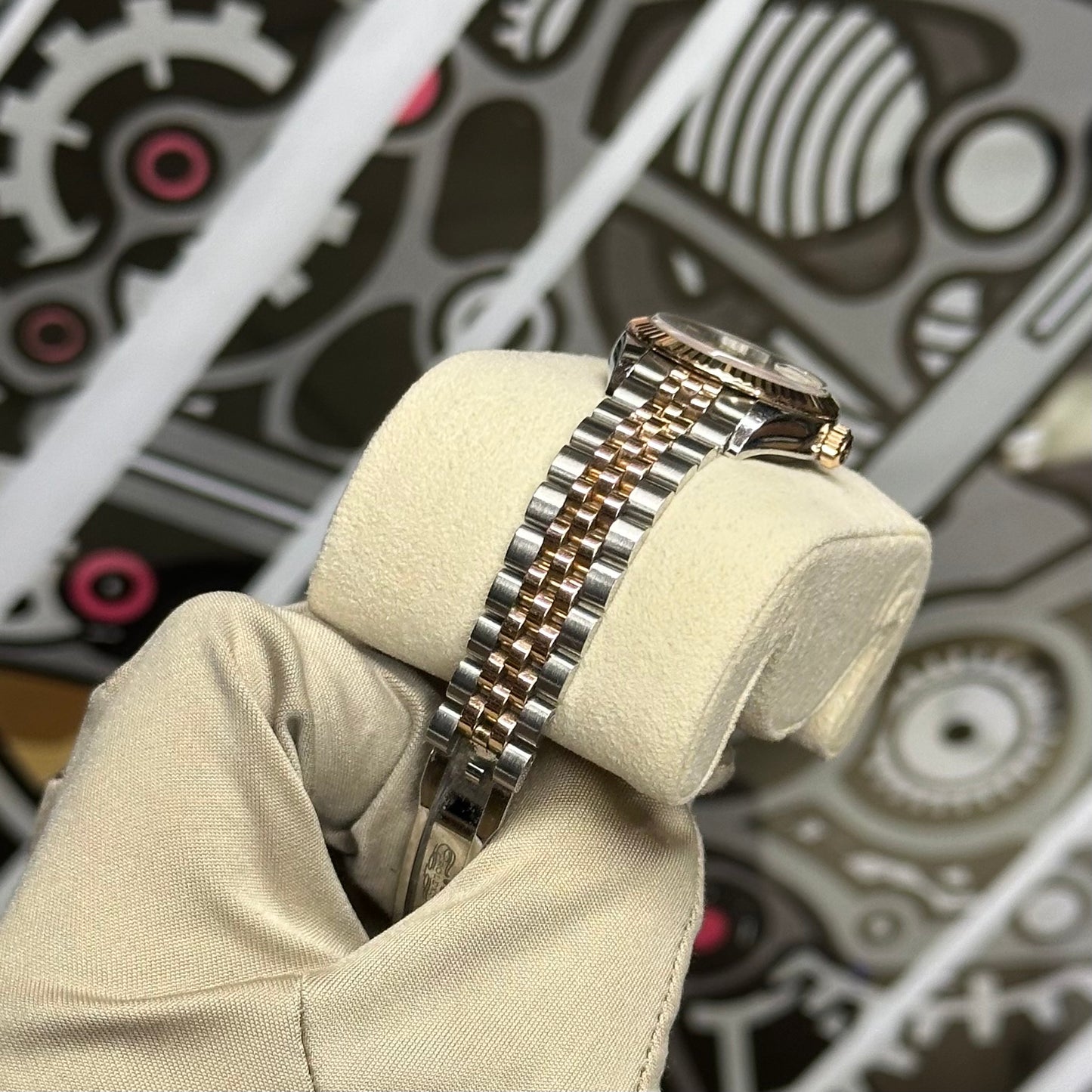 Rolex Datejust 28 Two Tone White Roman 279171